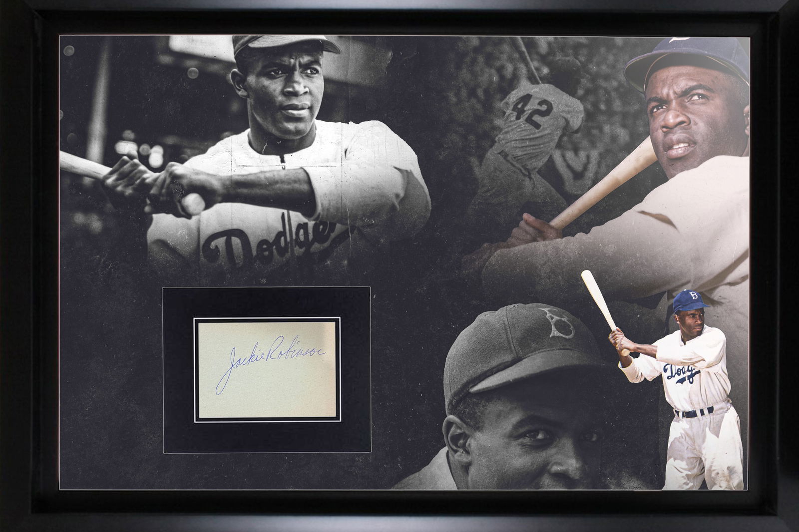 Jackie Robinson Autograph Display (1 of 1)