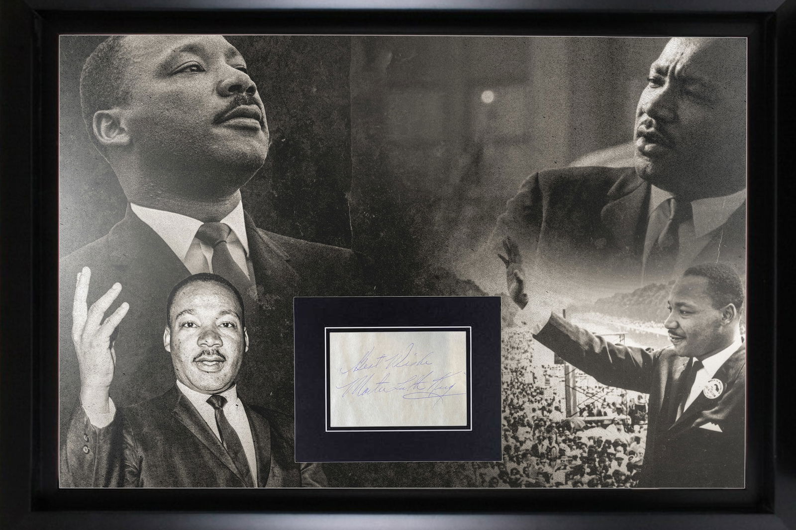 Martin Luther King Jr. Autograph Display (1 of 1)