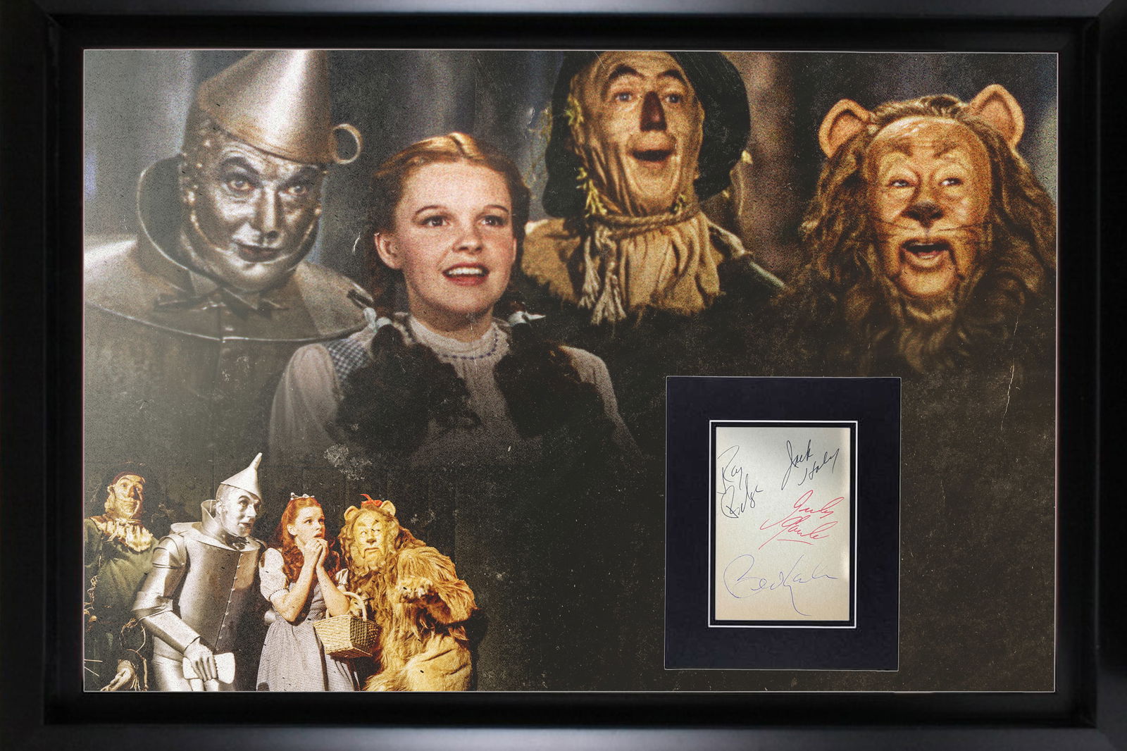 Wizard Of Oz Cast Autograph Display (1 of 1)
