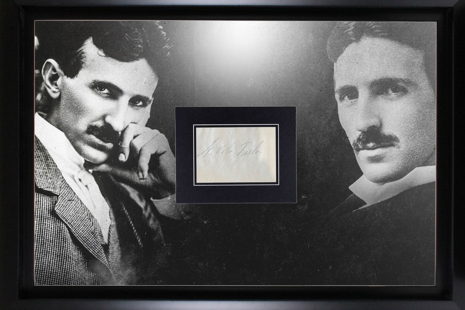 Nikola Tesla Autograph Display (1 of 1)