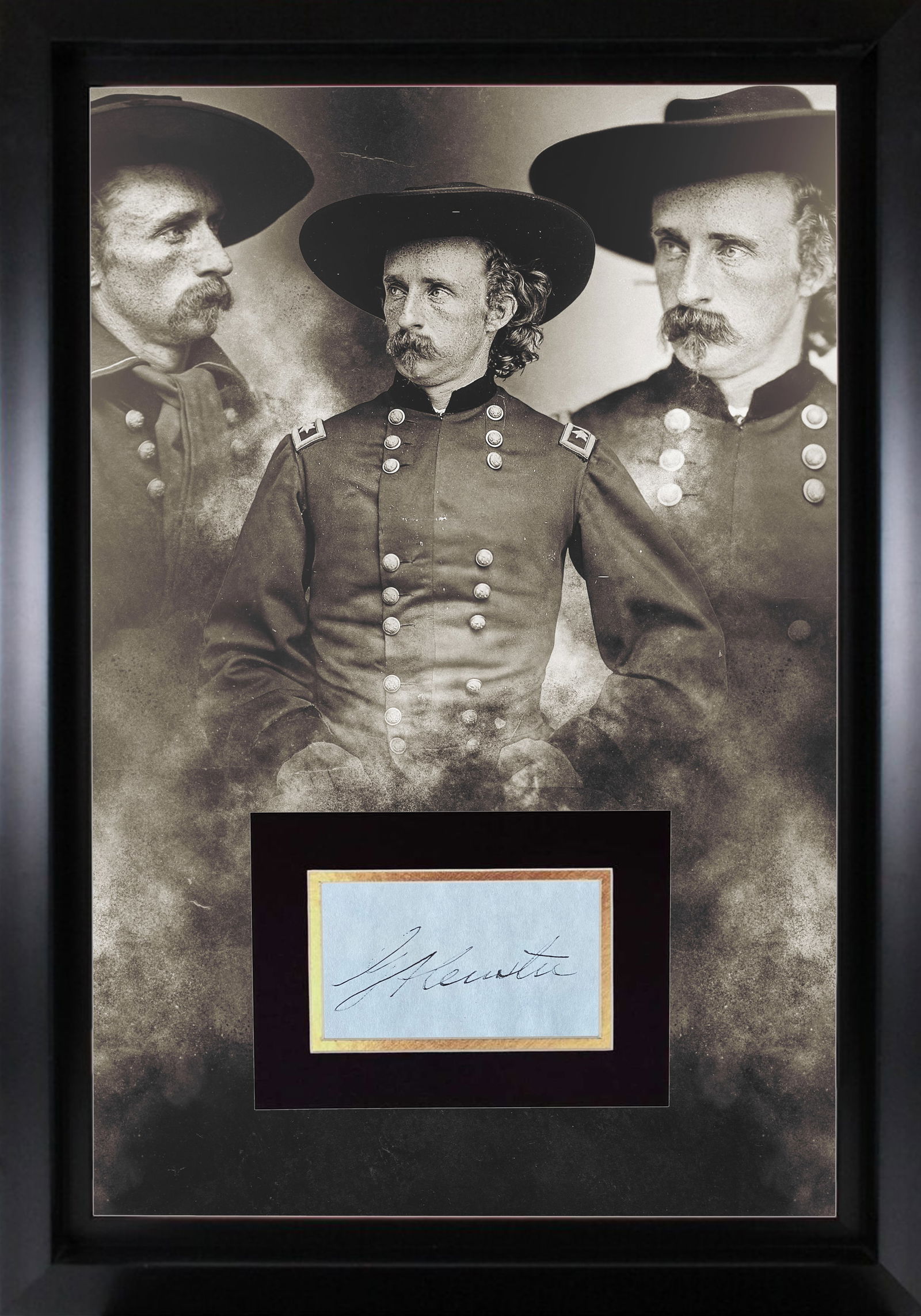 General G.A. Custer Autograph Display (1 of 1)