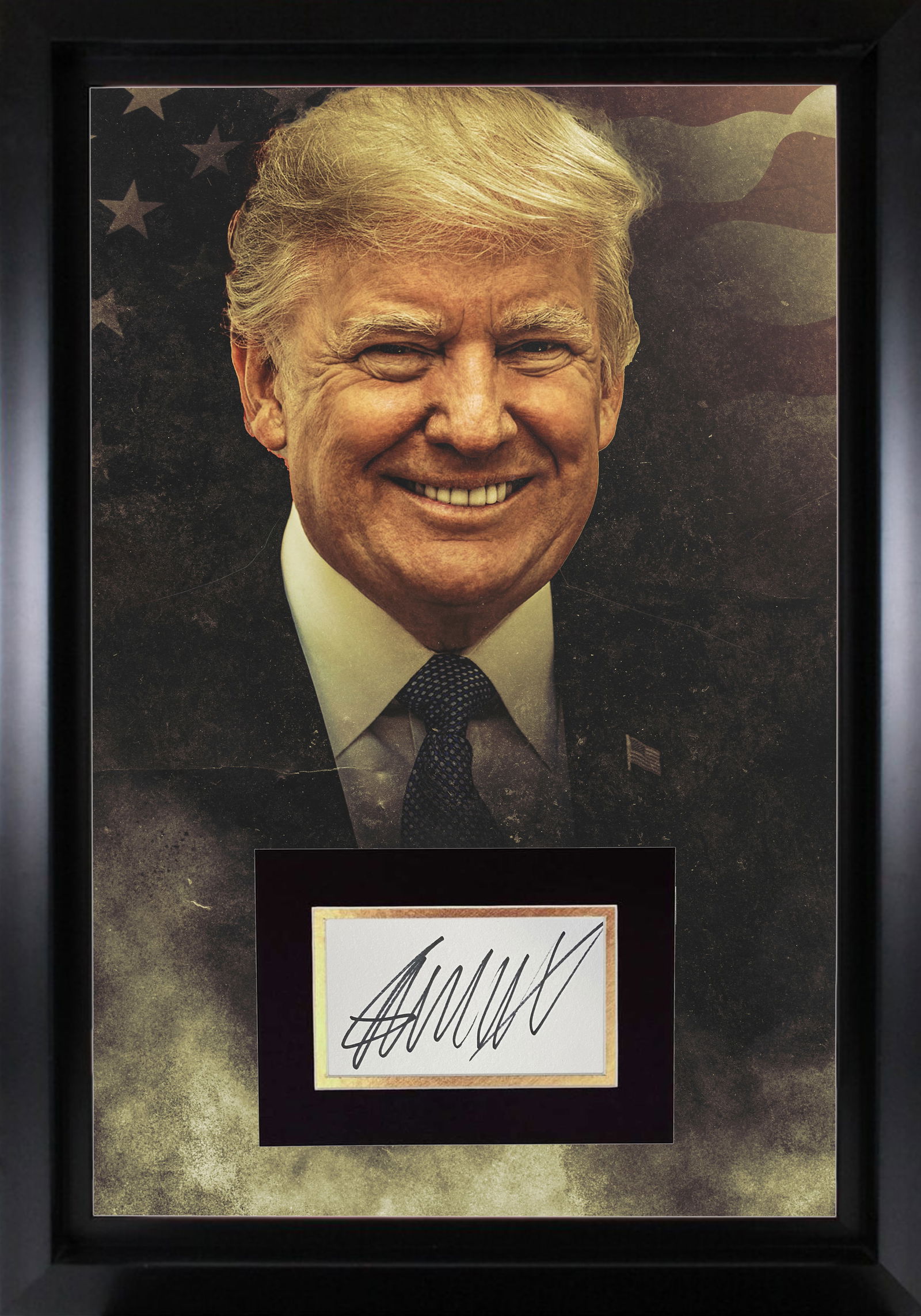 Donald Trump Autograph Display (1 of 1)