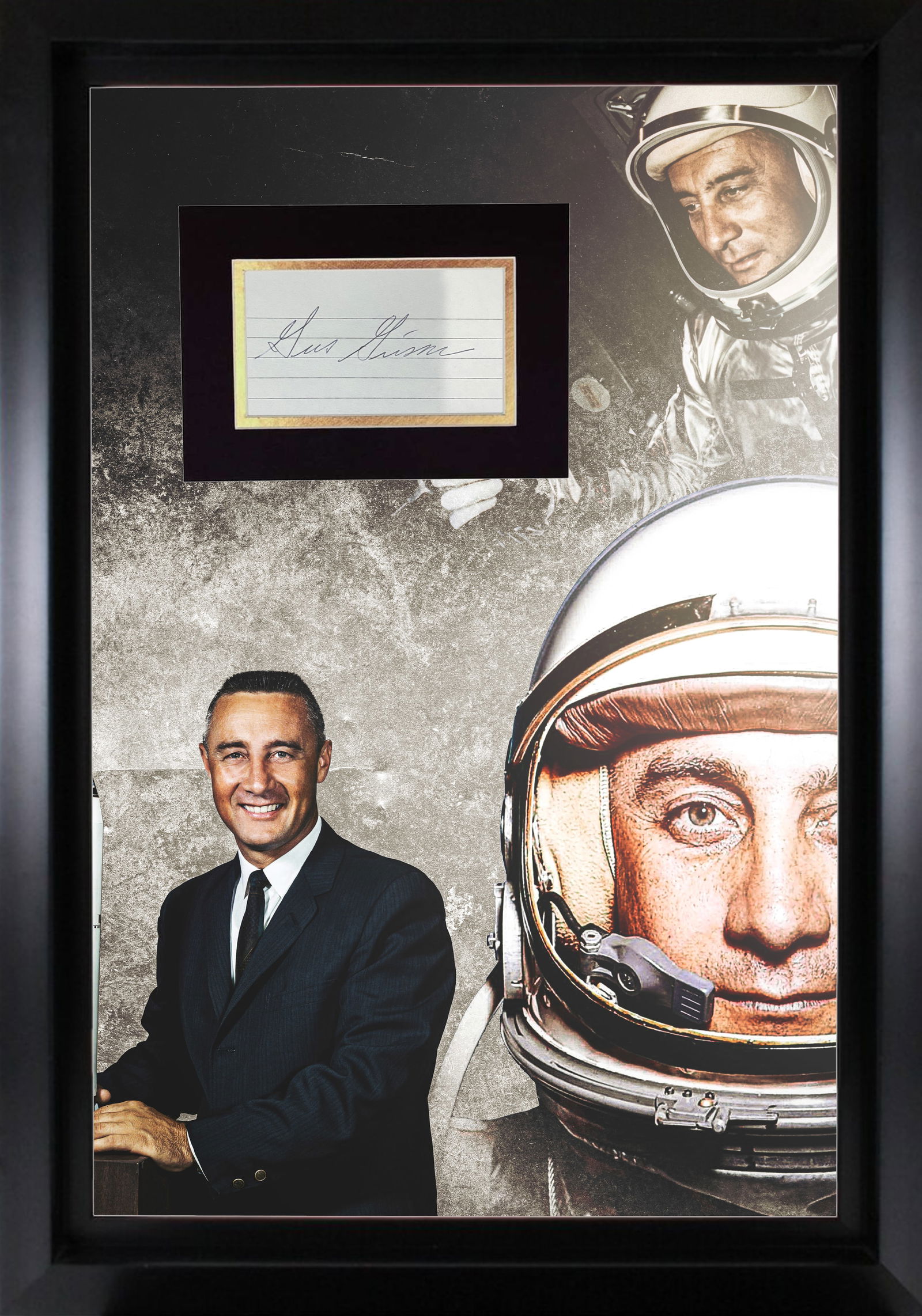 Gus Grissom Autograph Display (1 of 1)
