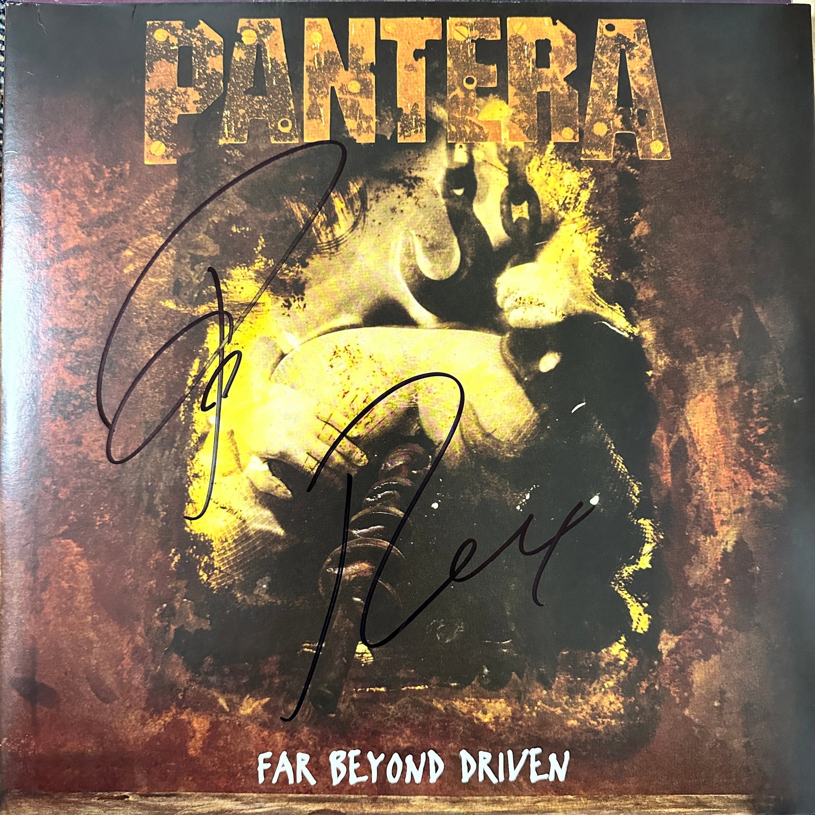 Pantera Autographed Album Rex Phil! (1 of 1)