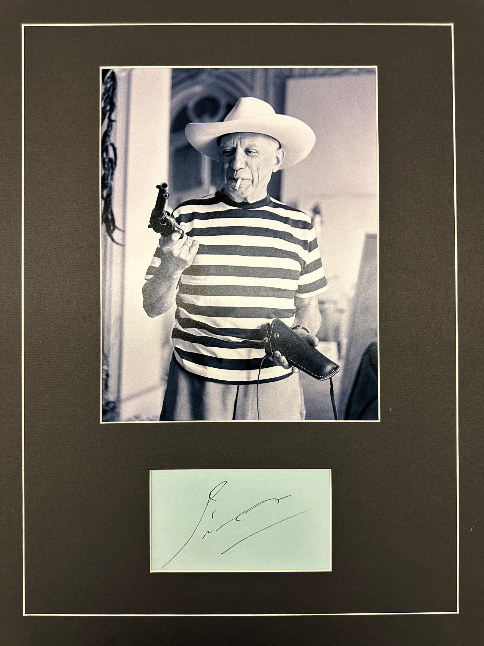 Pablo Picasso Autograph Display (1 of 1)
