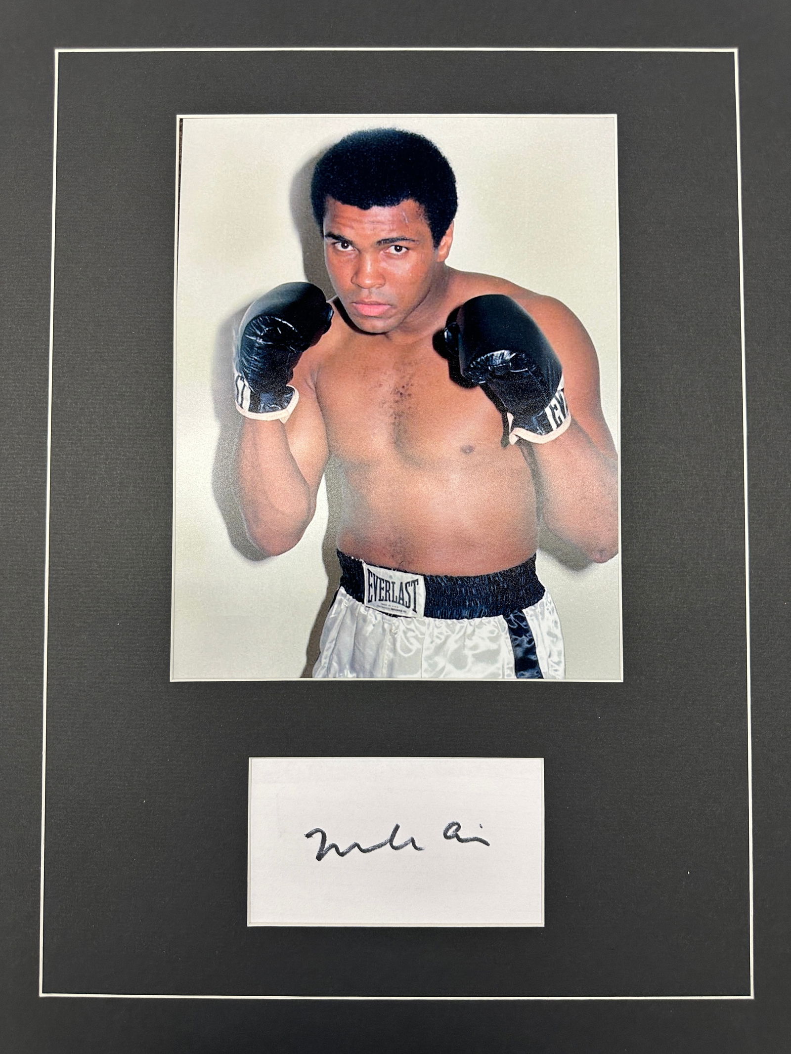 Muhammad Ali Autograph Display (1 of 1)