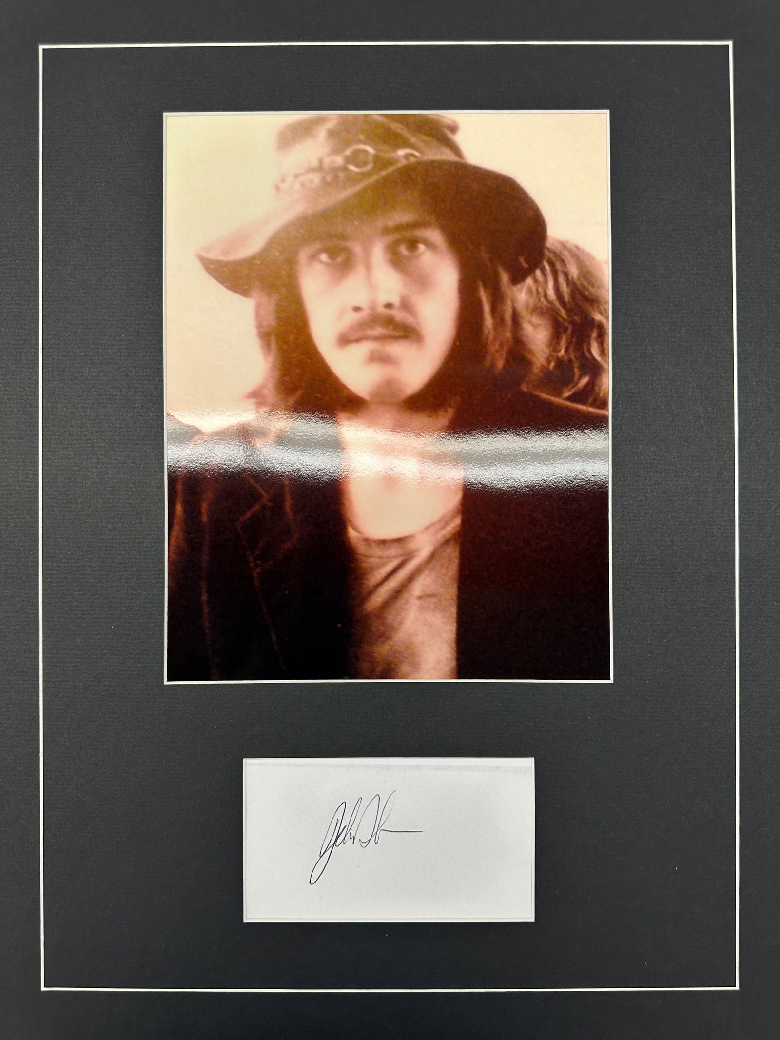 John Bonham Autograph Display (1 of 1)