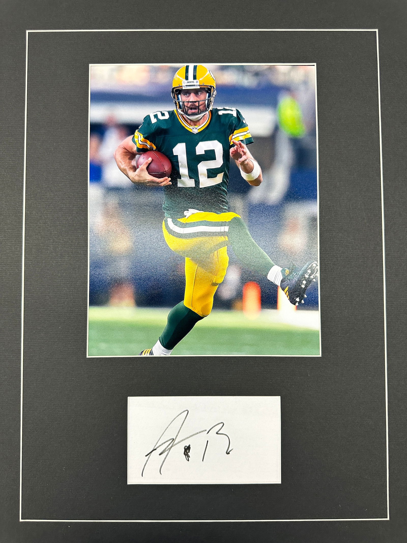 Aaron Rodgers Autograph Display (1 of 1)