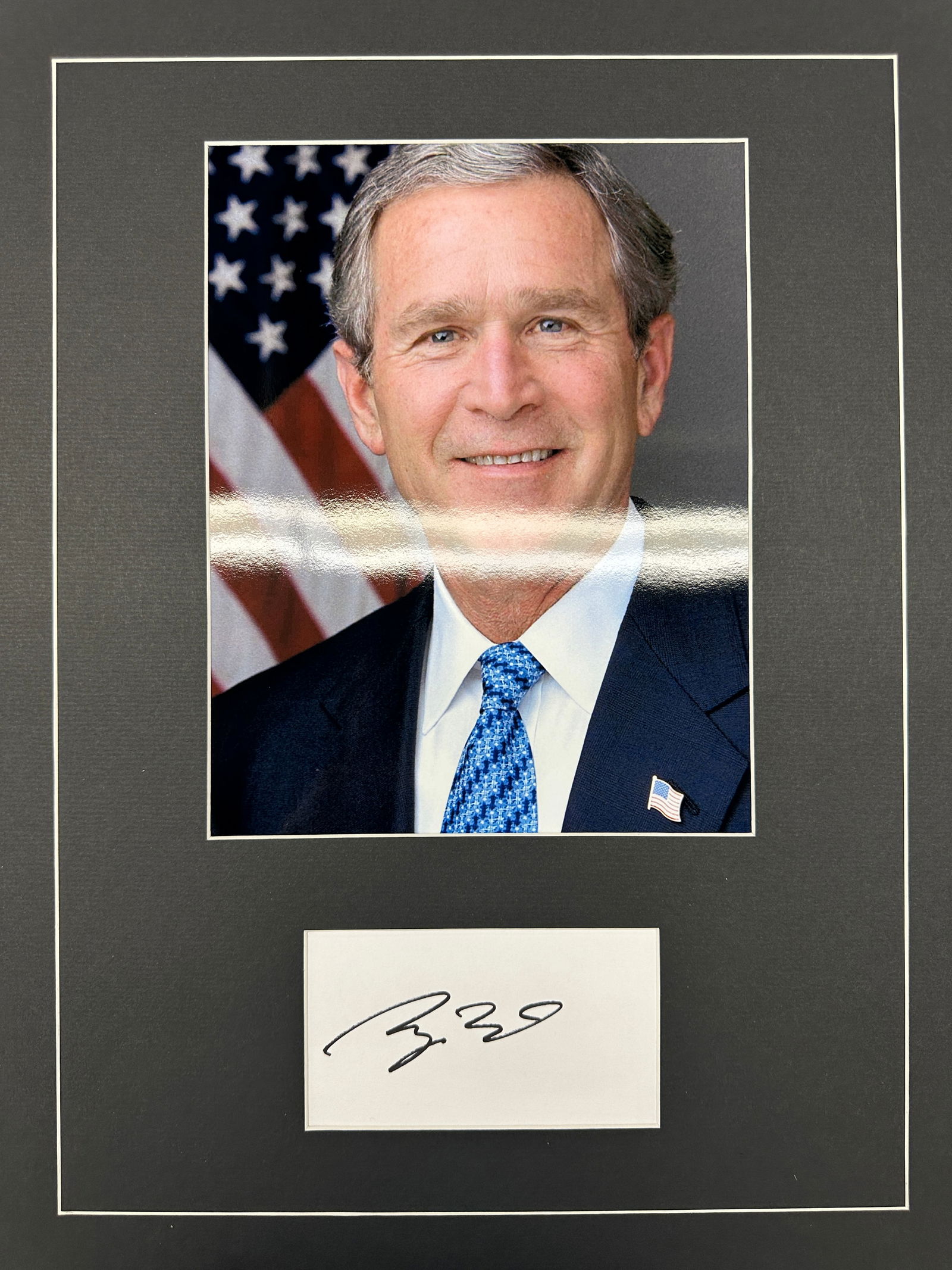 George W Bush Autograph Display (1 of 1)