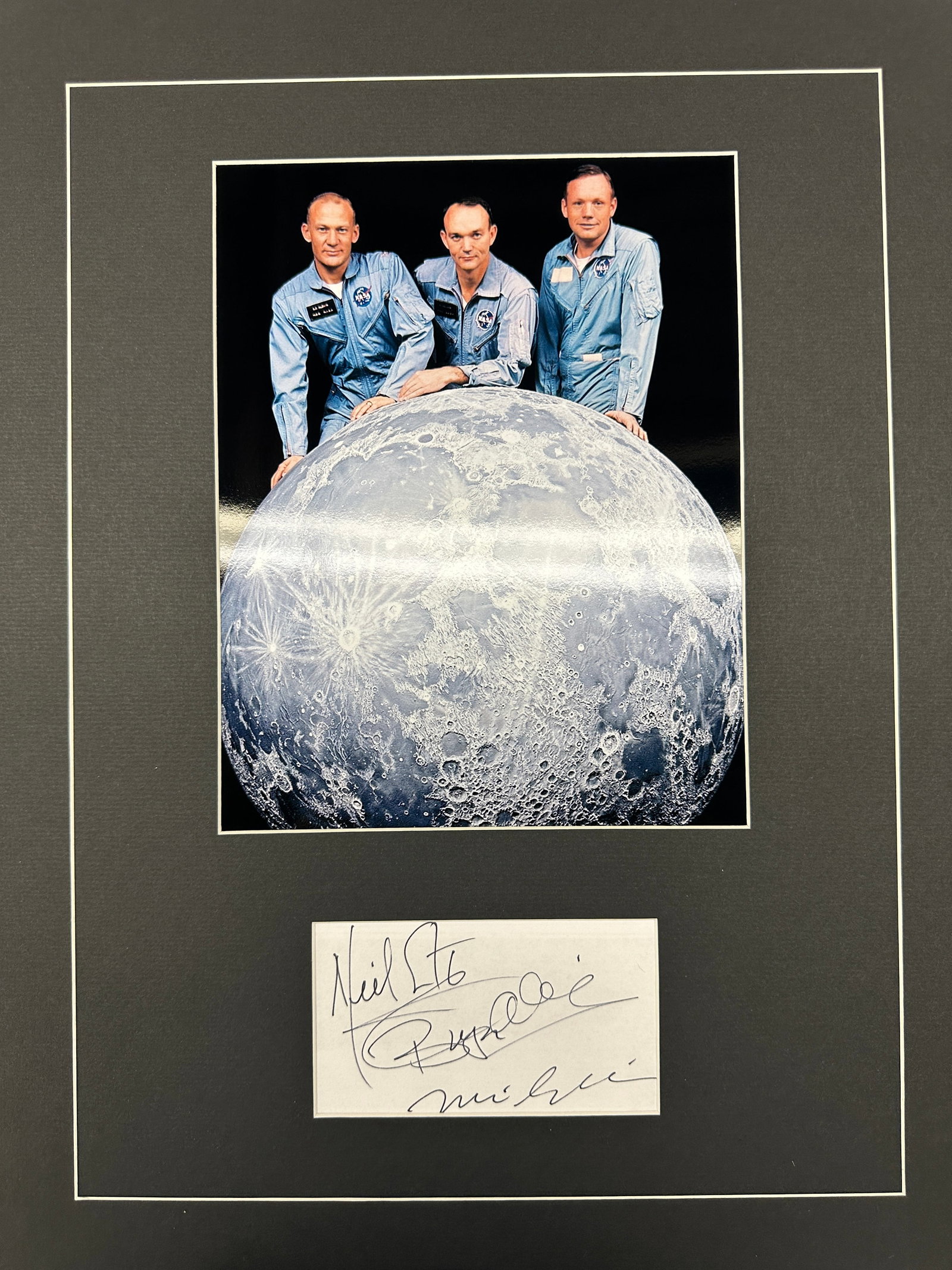 Apollo 11 Crew Autograph Display (1 of 1)