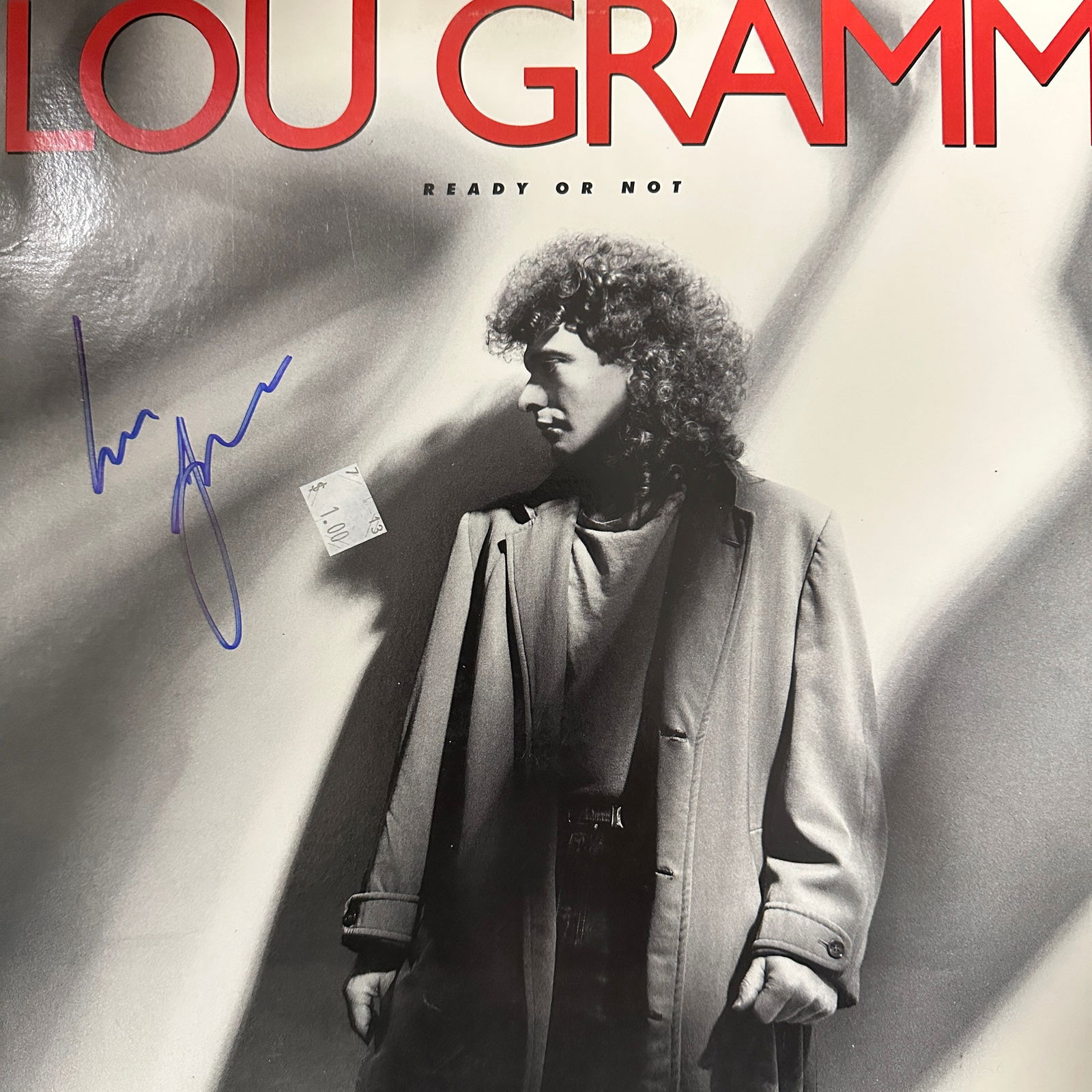 Lou Gramm AUTOGRAPHED Album (1 of 1)