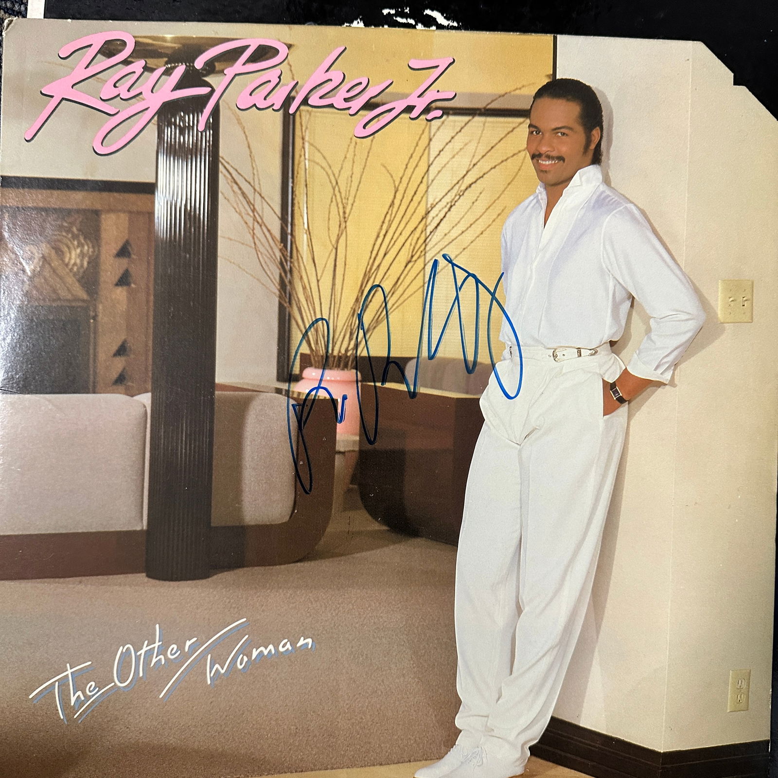Ray Parker Jr Autographed ALBUM: Displays are not framed, and can be framed for a cost. Framed items will state they are framed in the name of the item. All signed items come with a COA. Ask any and all questions BEFORE bidding. Sign