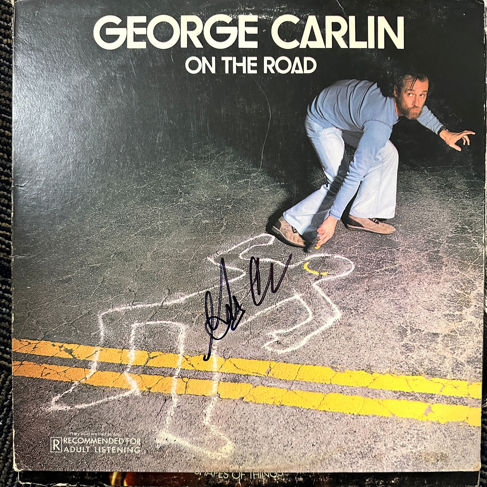 George Carlin Autographed ALBUM (1 of 1)