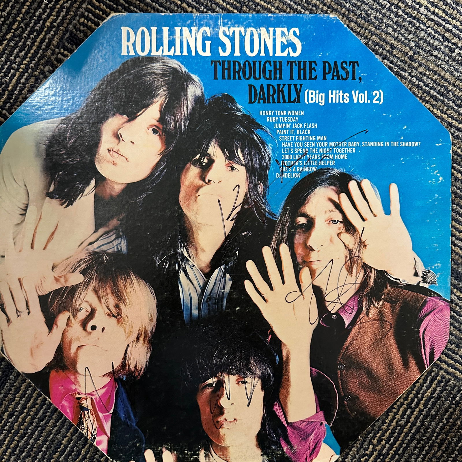 Keith Charlie Mick Autographed Album (1 of 1)