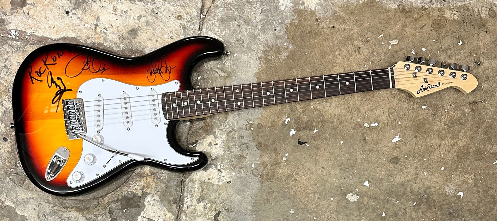 Led Zeppelin Autographed Guitar PAGE PLANT JONES! (1 of 1)