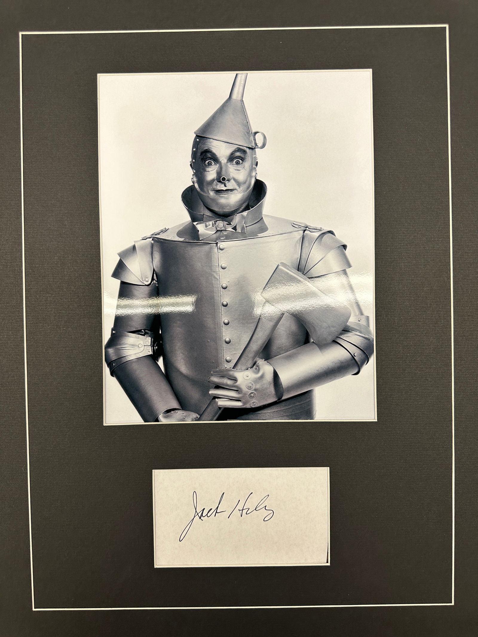 Jack Haley Autographed Display (1 of 1)