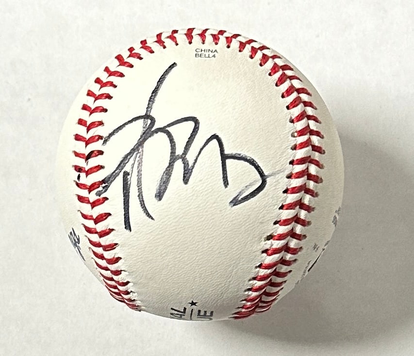 Johnny Depp AUTOGRAPHED Baseball (1 of 1)