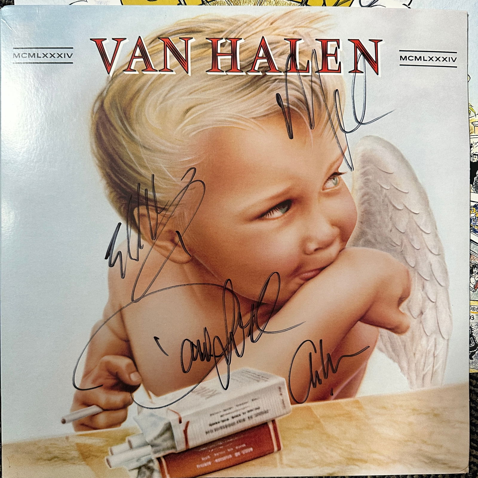 Van Halen Autographed Album (1 of 1)