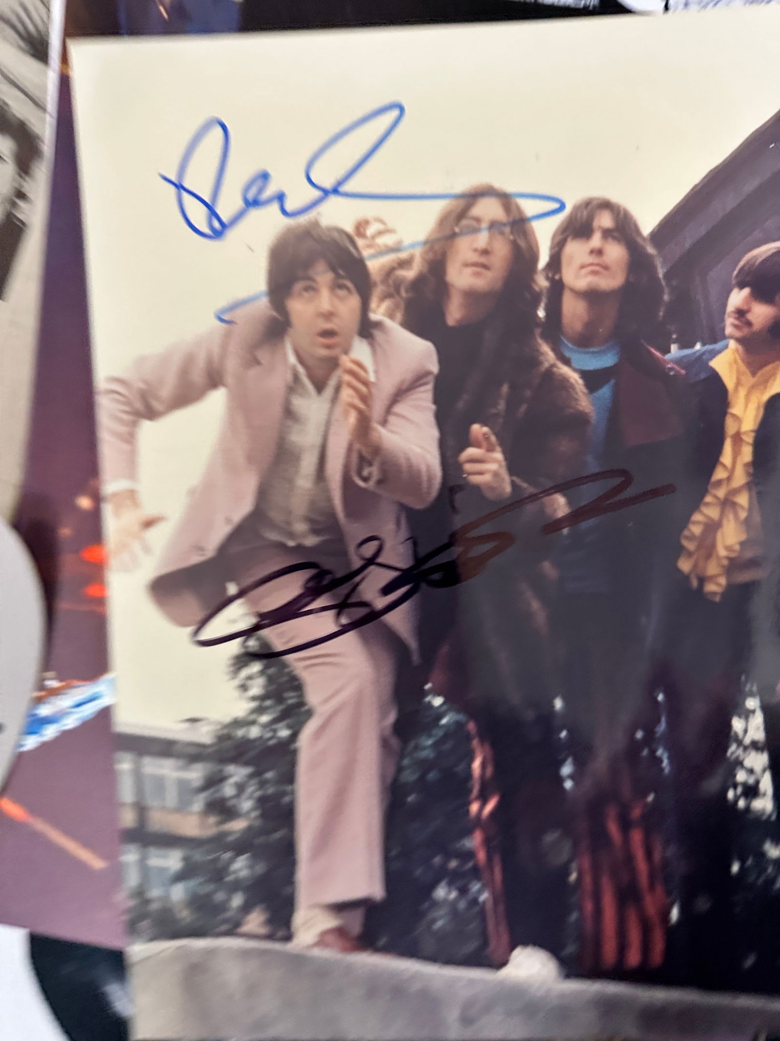 Paul McCartney Ringo Starr AUTOGRAPHED 8X10 (1 of 2)