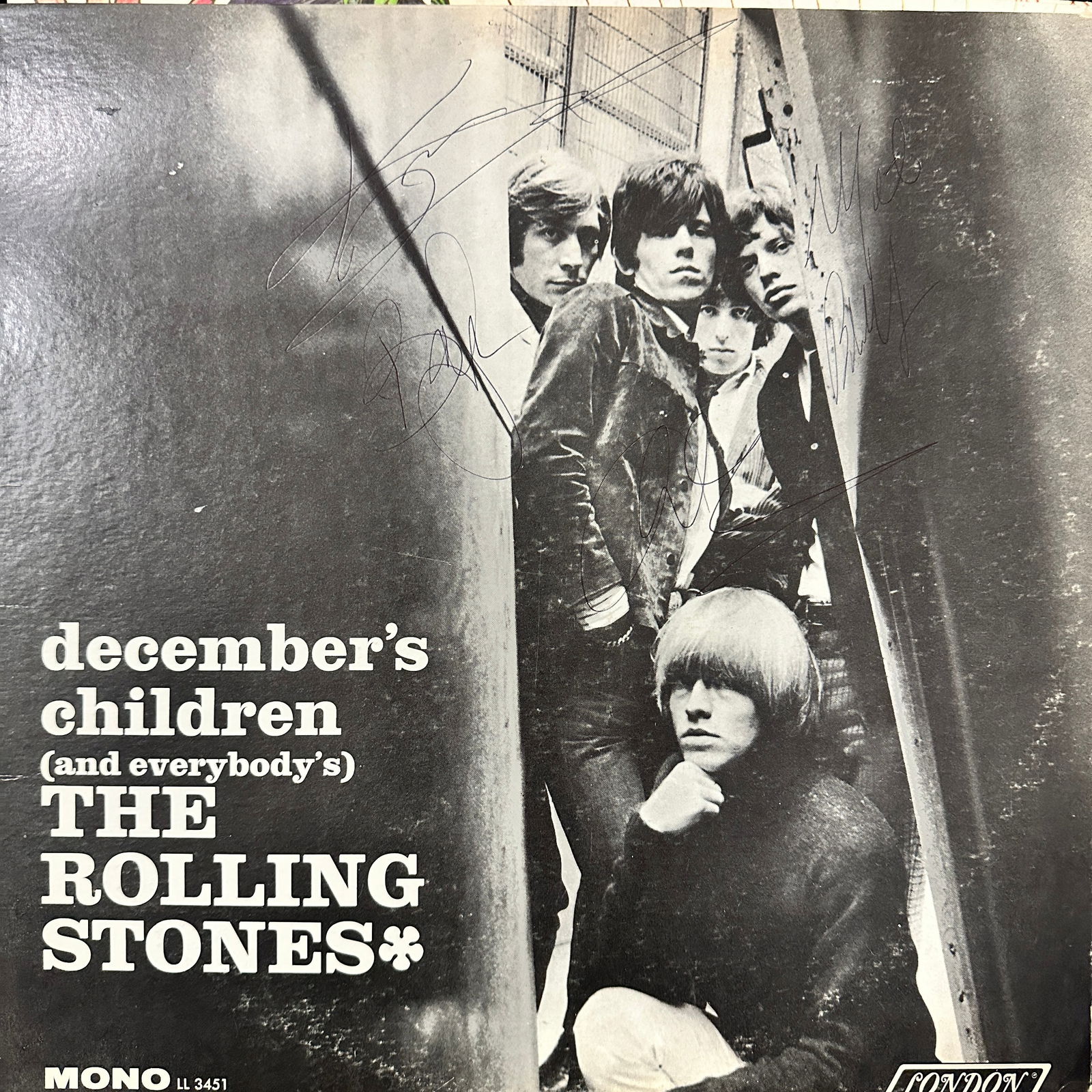 The Rolling Stones Autographed Album Brian Jones Era (1 of 2)