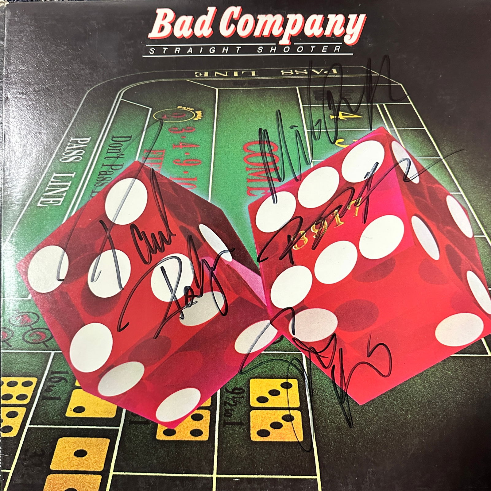 Bad Company Autographed Album All 4 (1 of 2)