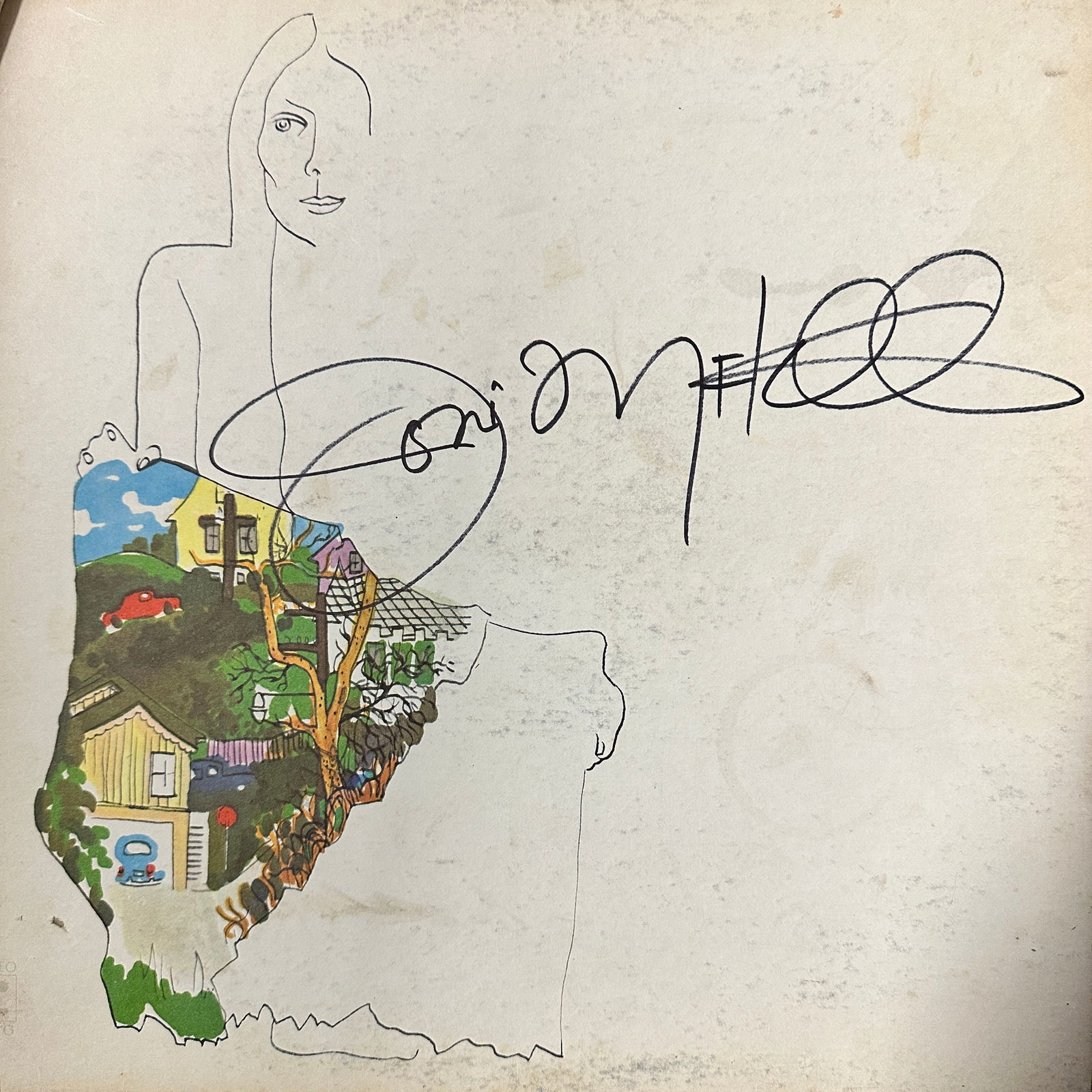 Joni Mitchell Autographed ALBUM (1 of 2)