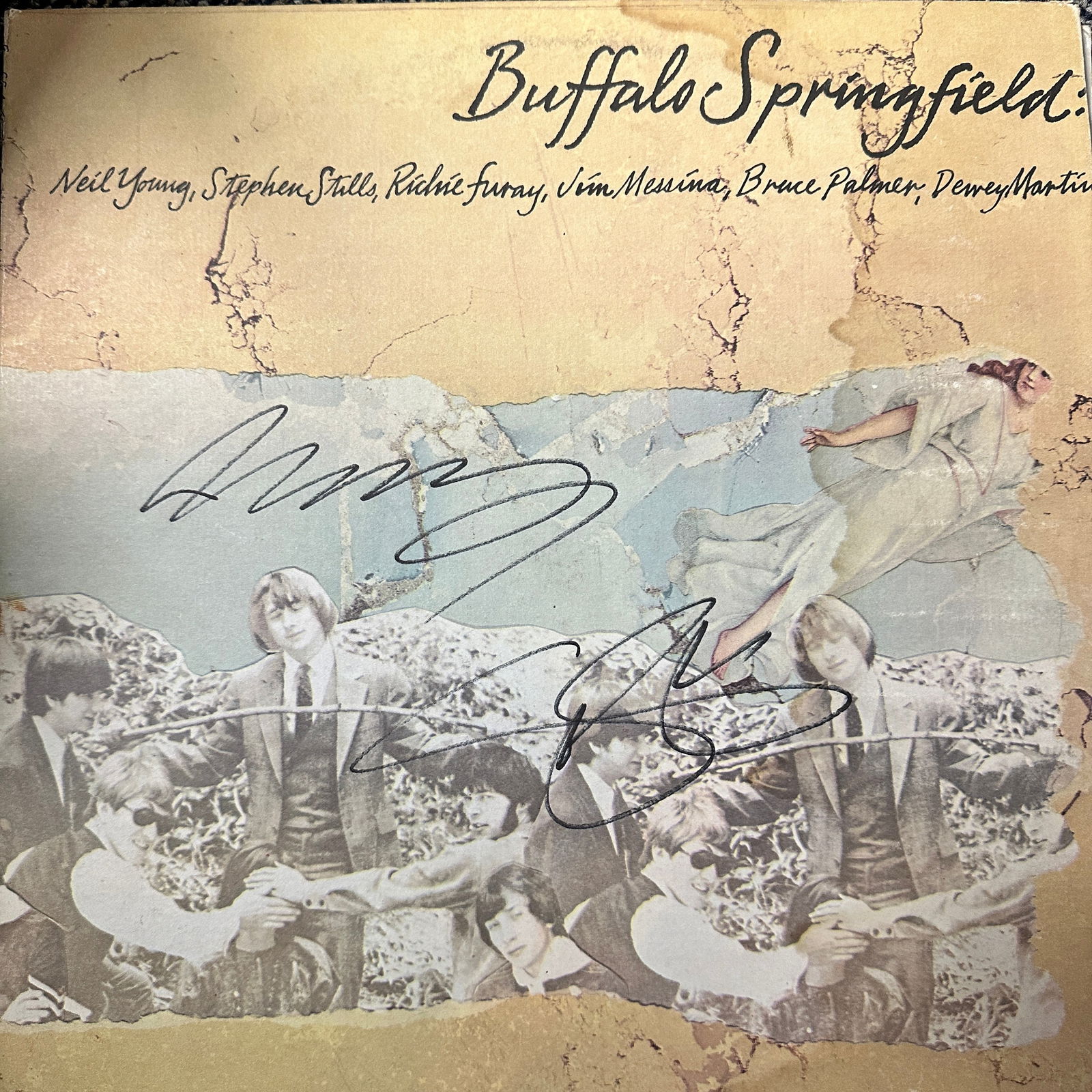 Neil Young Stephen Stills Autographed Album (1 of 2)