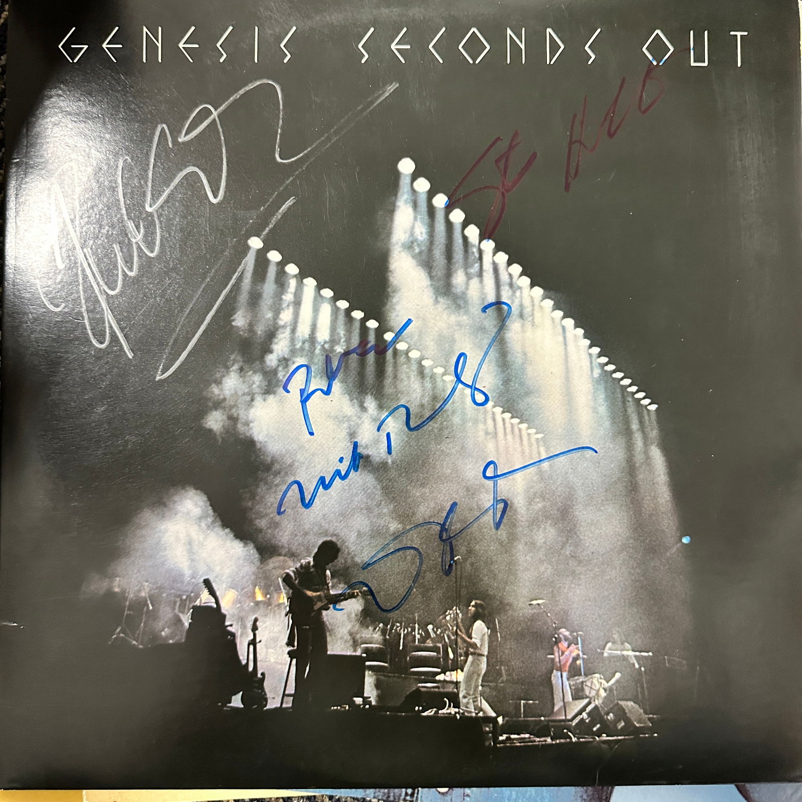 Genesis Autographed Album Collins Banks Rutherford Hackett (1 of 2)