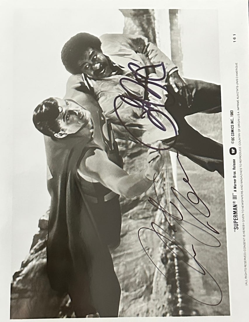 Christopher Reeve Autographed 8X10 Richard Pryor (1 of 1)