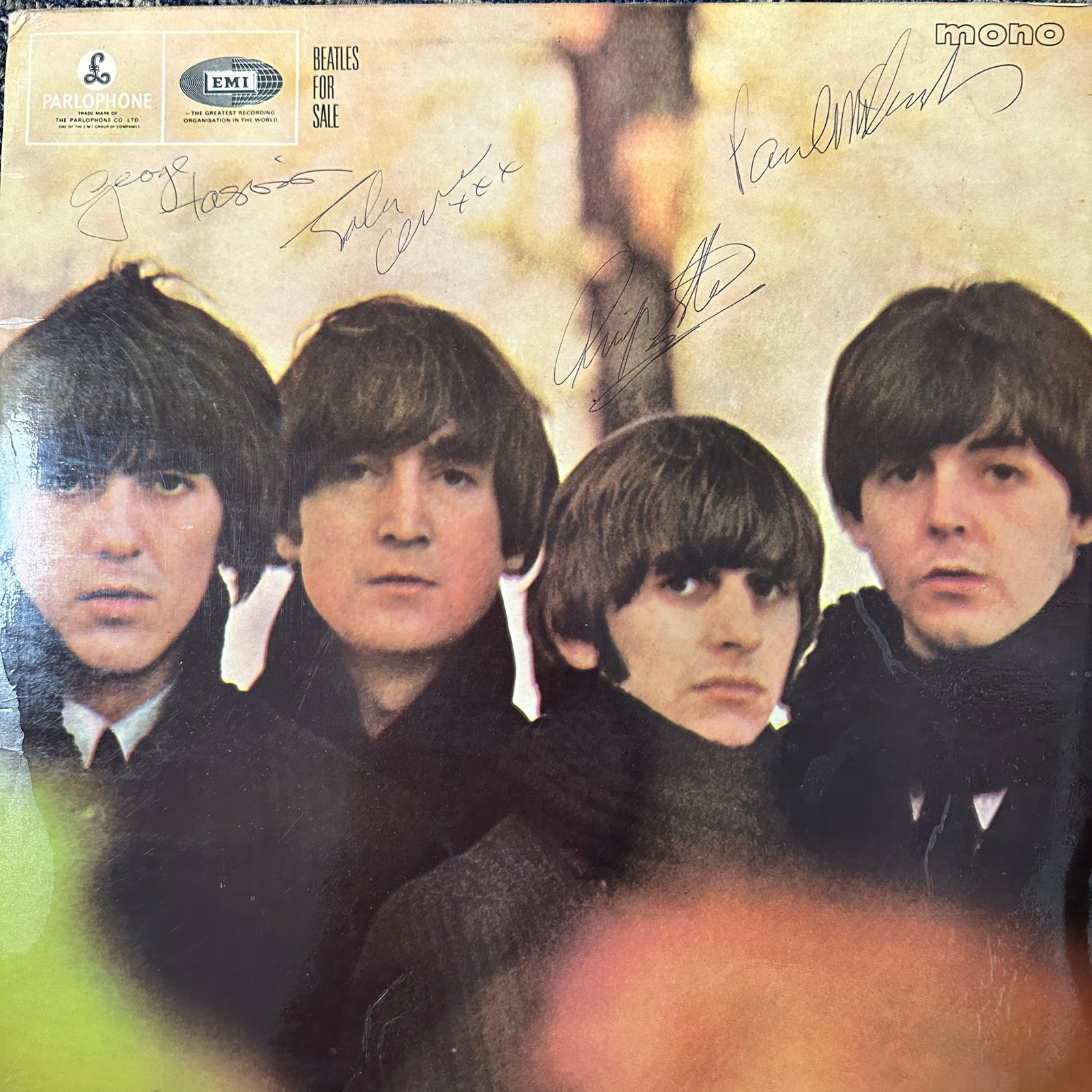 The Beatles Autographed UK Release All 4: Displays are not framed, and can be framed for a cost. Framed items will state they are framed in the name of the item. All signed items come with a COA. All items now come with a 3rd Party COA from P