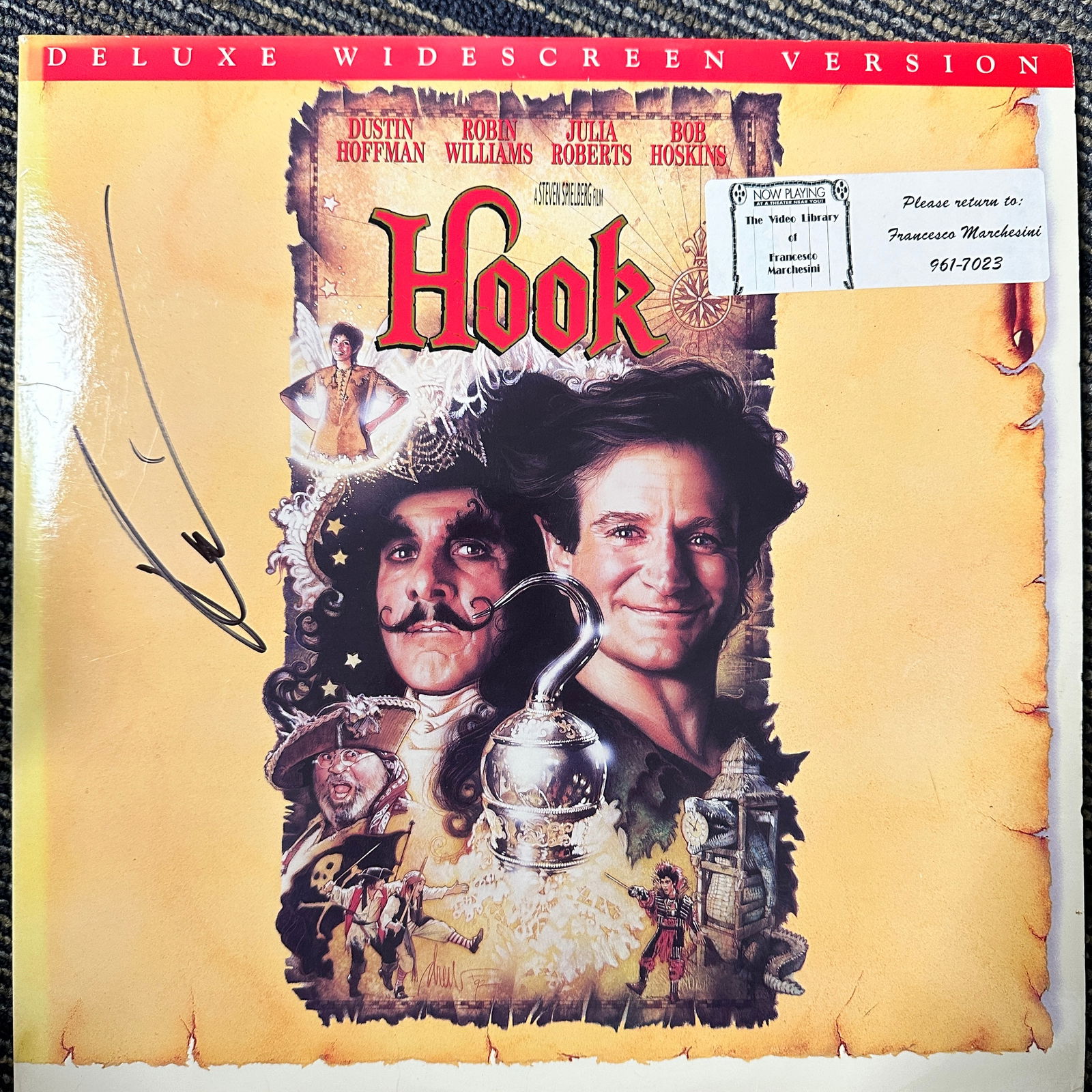 Robin Williams Autographed Album (1 of 1)