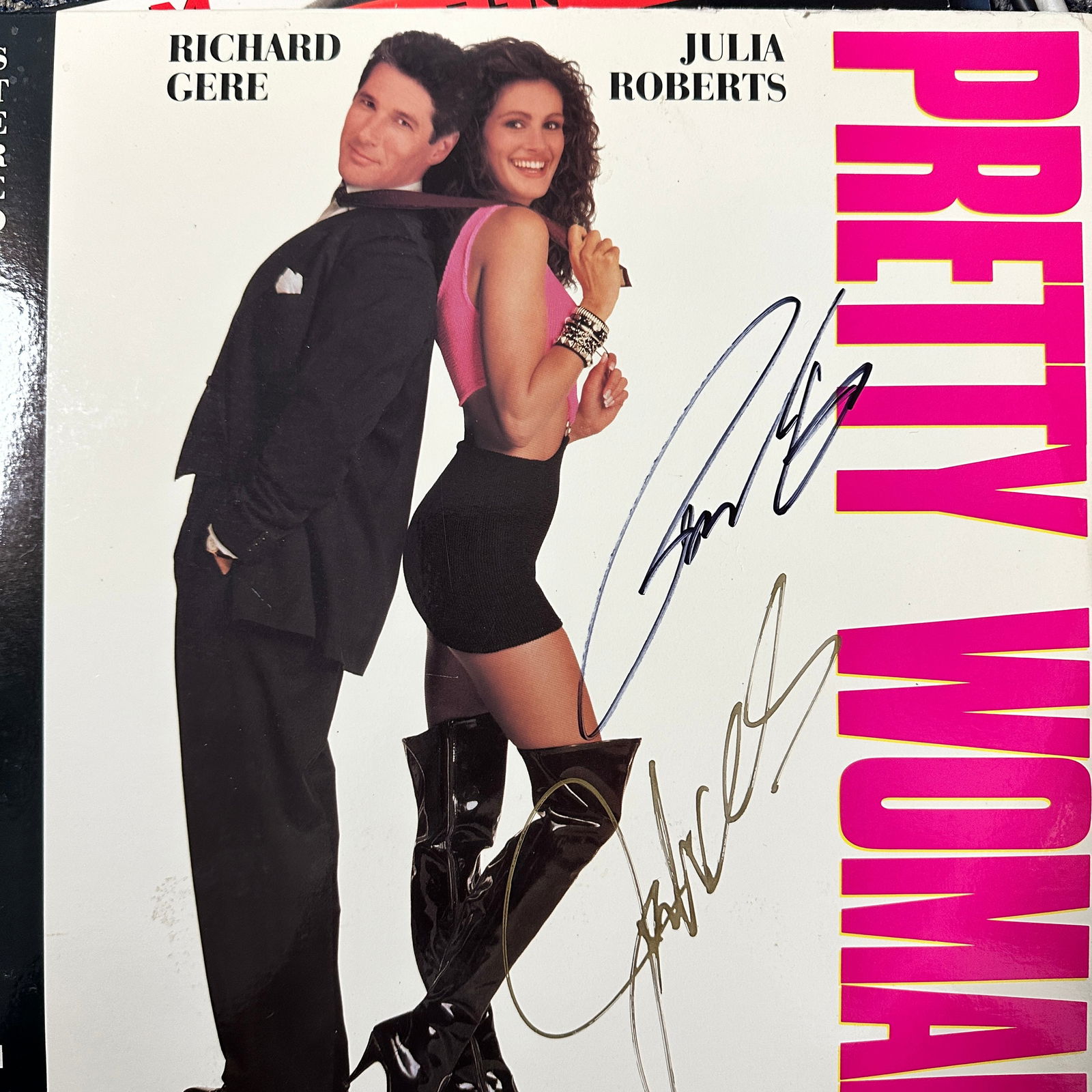 Richard Gere Julia Roberts Autographed Album (1 of 1)