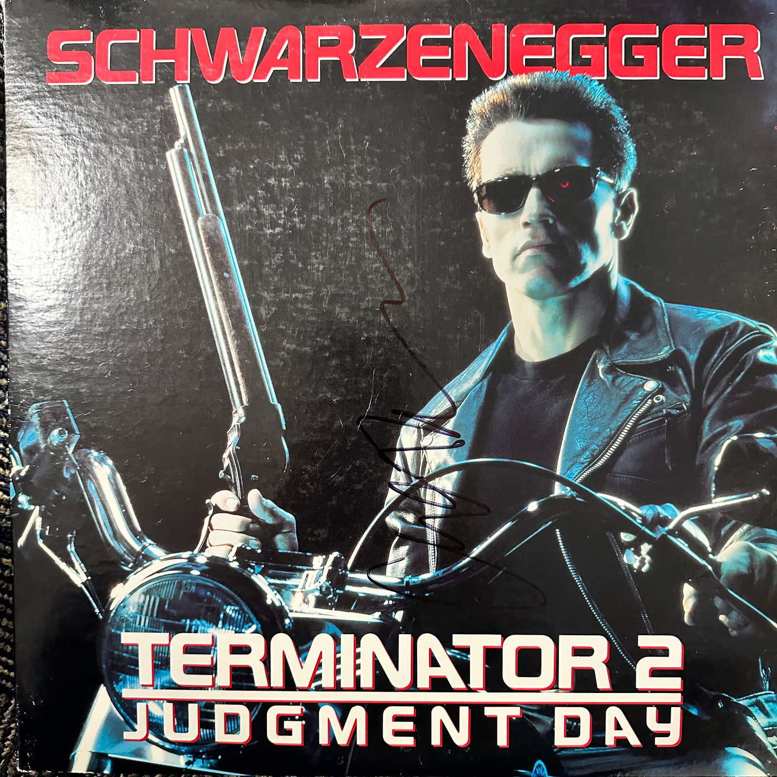 Arnold Schwartzenegger Autographed Album (1 of 1)