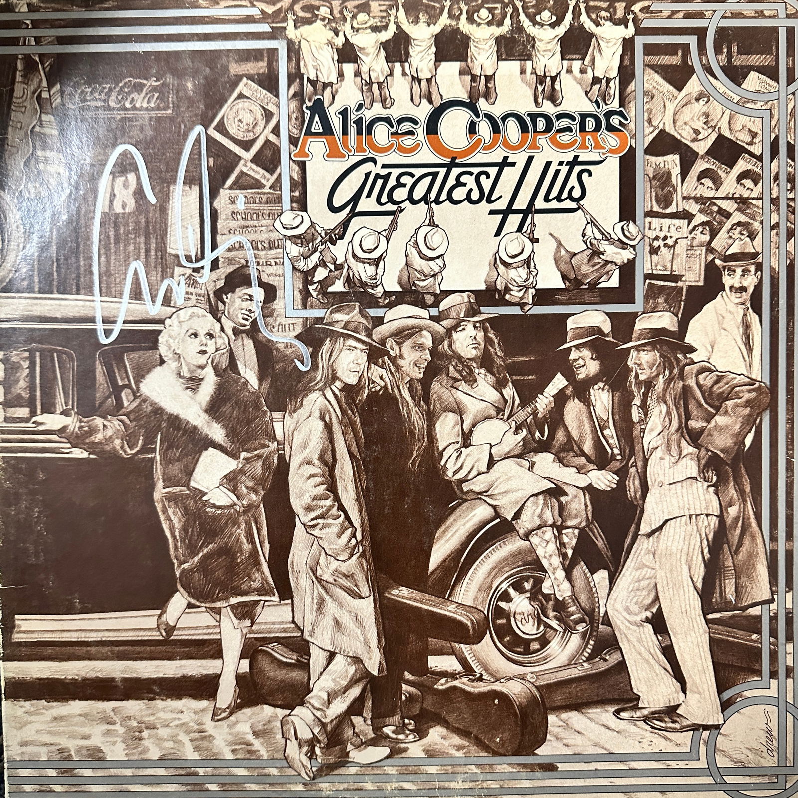 Alice Cooper Autographed Album: Displays are not framed, and can be framed for a cost. Framed items will state they are framed in the name of the item. All signed items come with a COA. All items now come with a 3rd Party COA from P