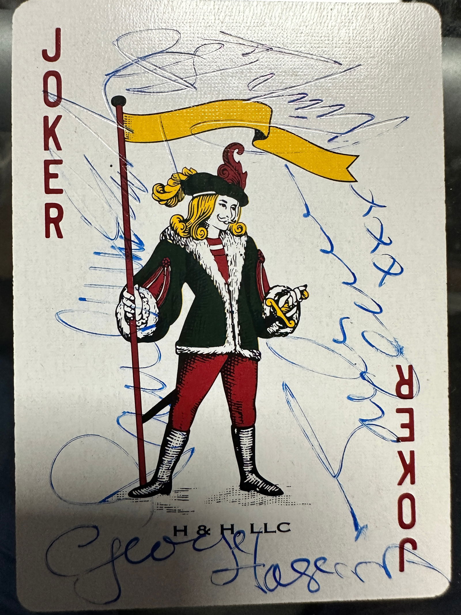 The Beatles Autographed Joker Card! All 4 (1 of 1)
