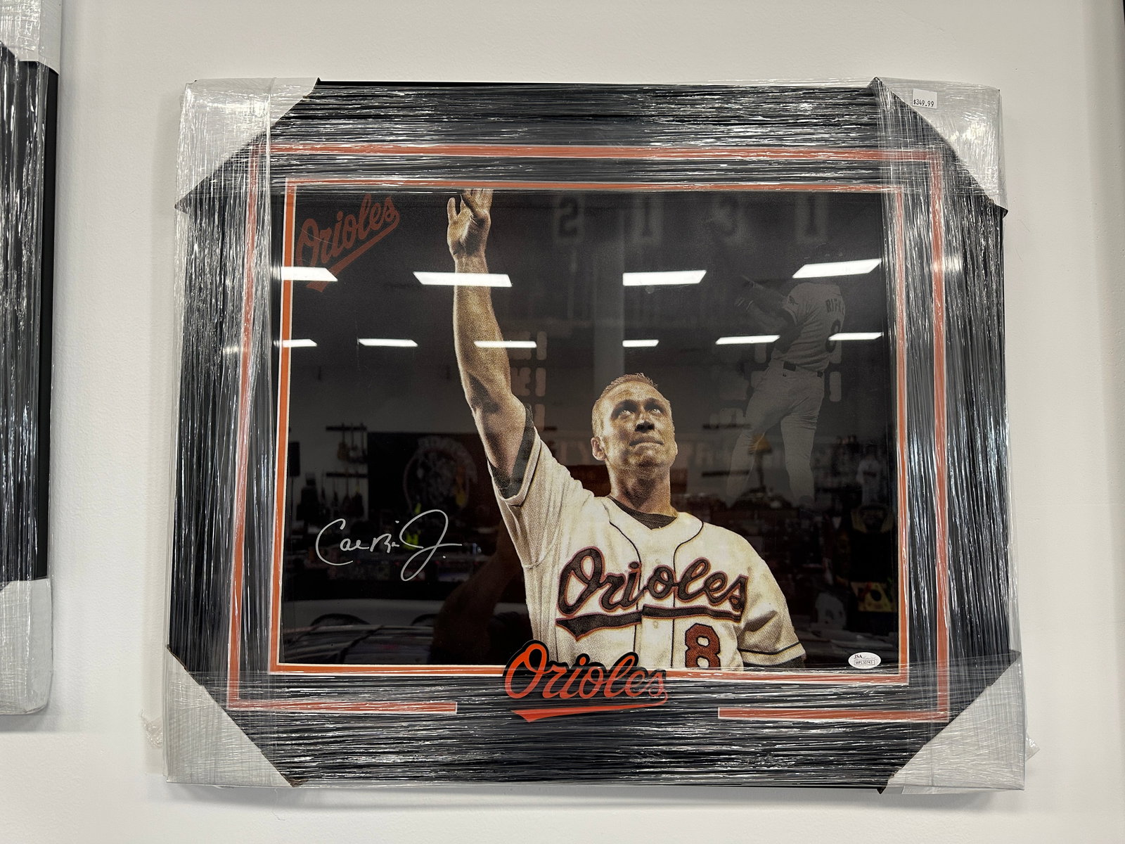 Cal Ripkin Jr Custom Framed Autographed Photo (1 of 1)