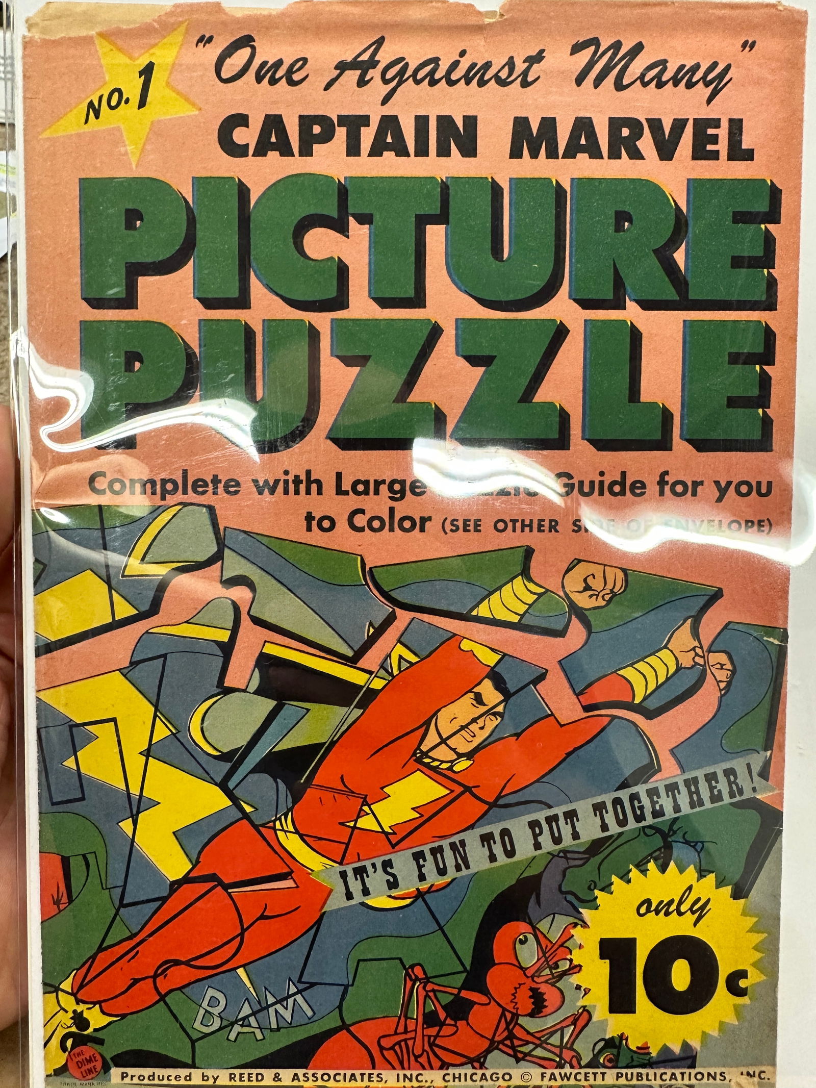 Vintage Captain Marvel Comic Book (1 of 1)