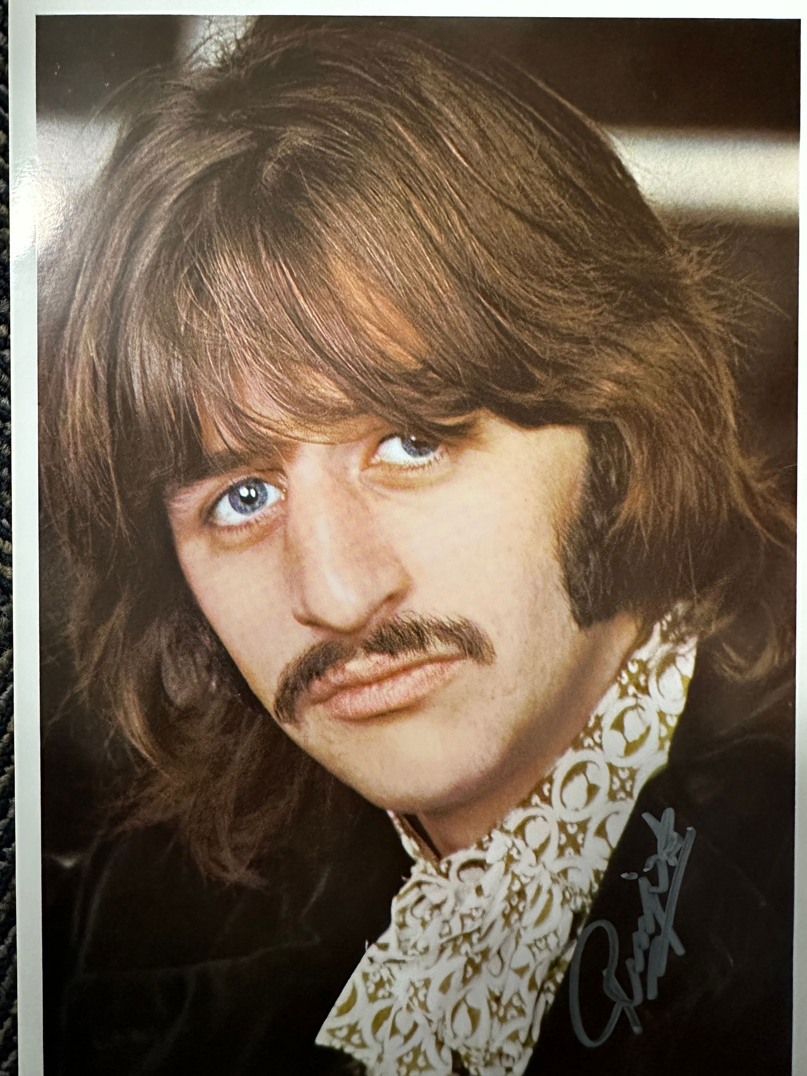 Ringo Starr Autographed 8X10: Displays are not framed, and can be framed for a cost. Framed items will state they are framed in the name of the item. All signed items come with a COA. All items now come with a 3rd Party COA from P