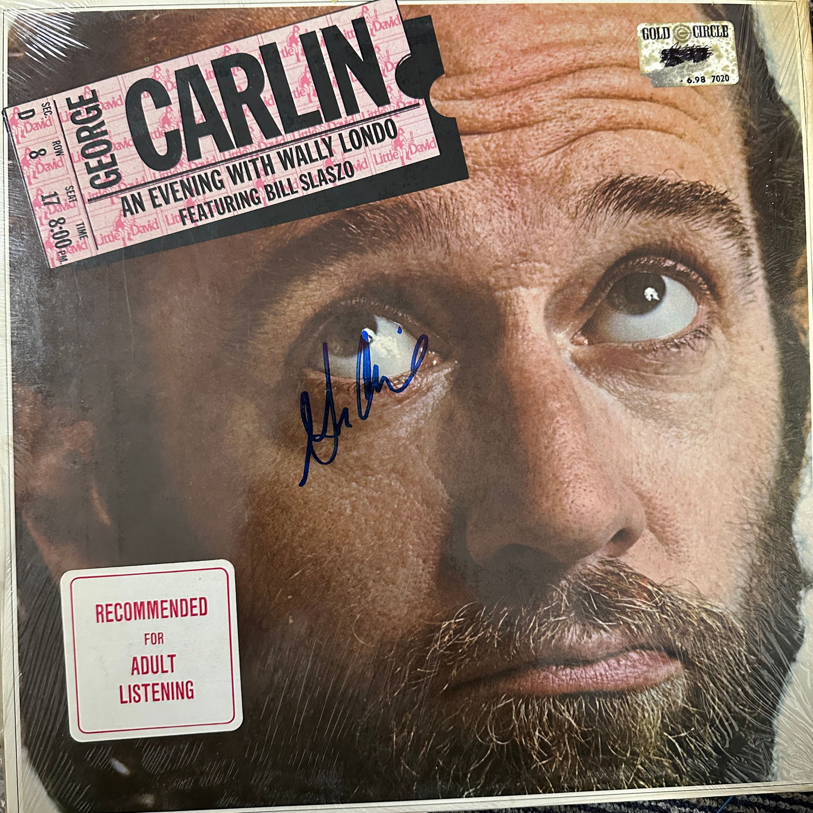GEORGE Carlin Autographed Album (1 of 1)