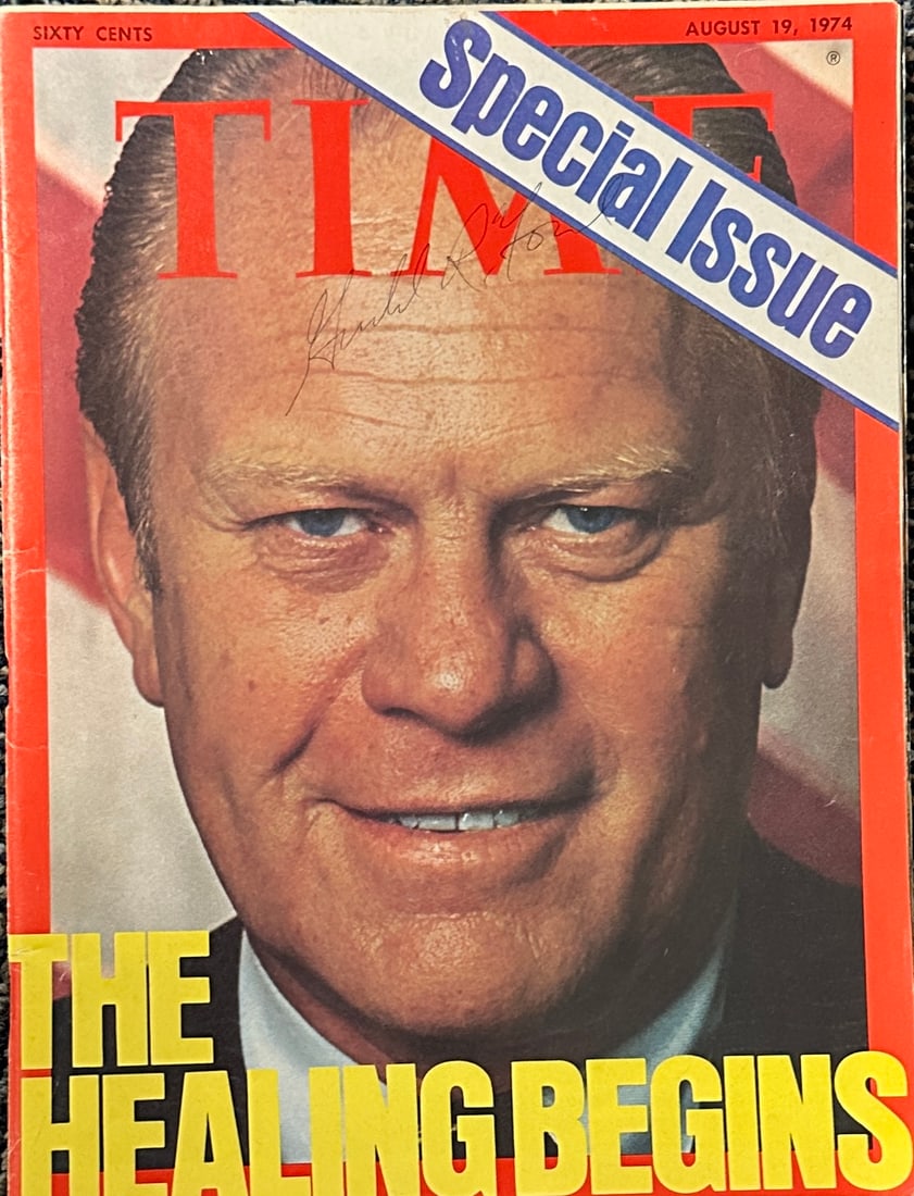 Gerald Ford AUTOGRAPHED Magazine (1 of 1)