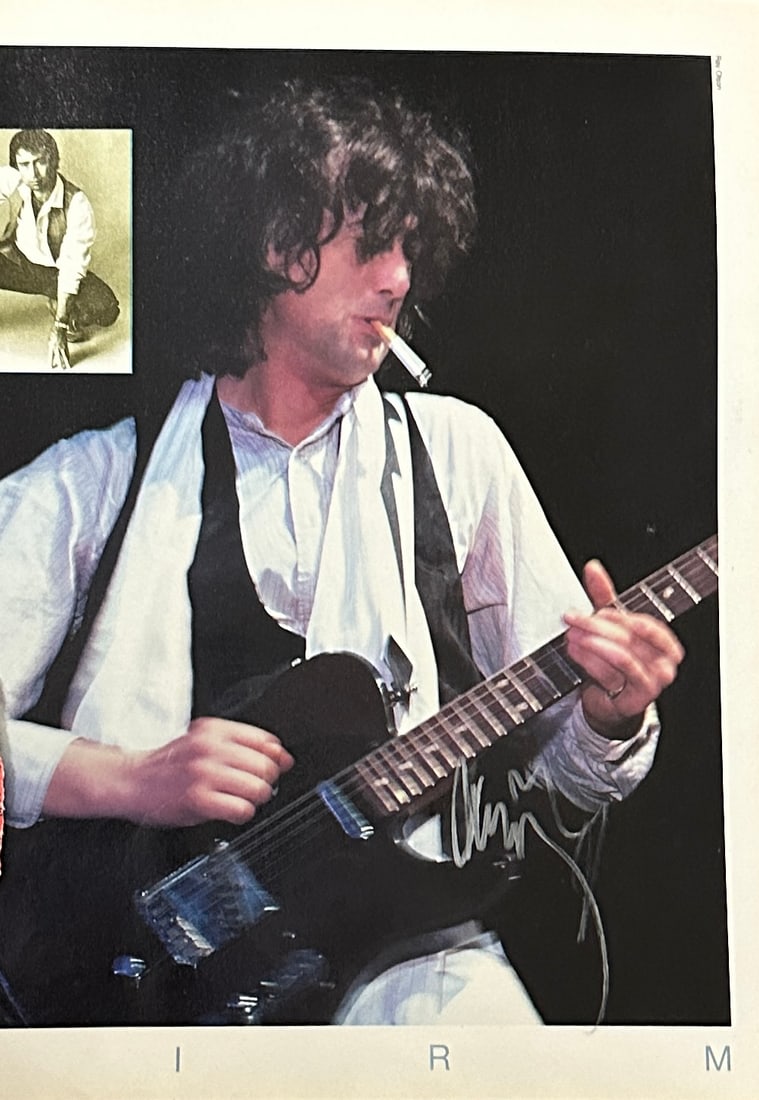 Jimmy Page Autographed Page Photo: Displays are not framed, and can be framed for a cost. Framed items will state they are framed in the name of the item. All signed items come with a COA. All items now come with a 3rd Party COA from P