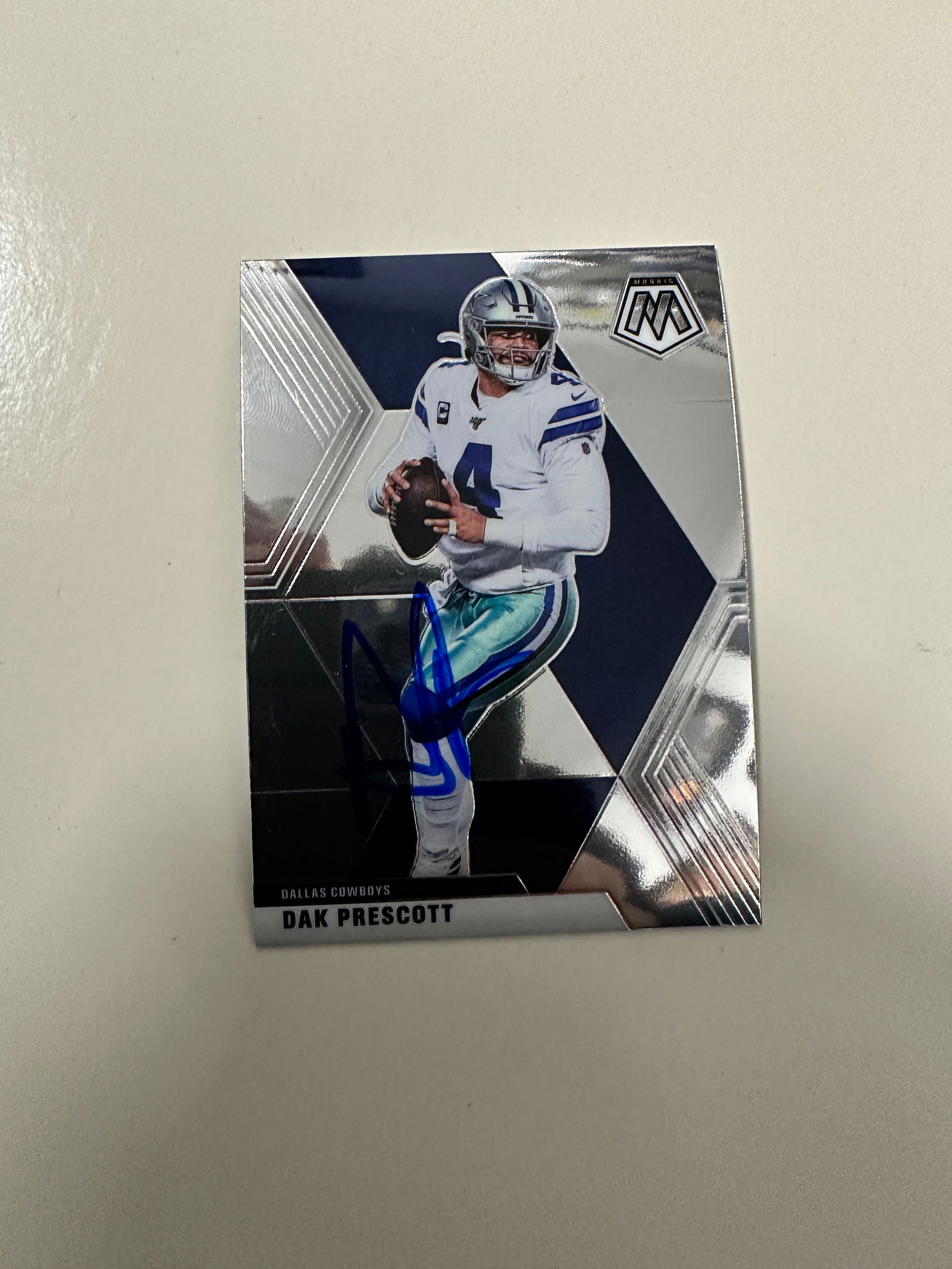 DAK Prescott Autographed Card: Displays are not framed, and can be framed for a cost. Framed items will state they are framed in the name of the item. All signed items come with a COA. All items now come with a 3rd Party COA from P