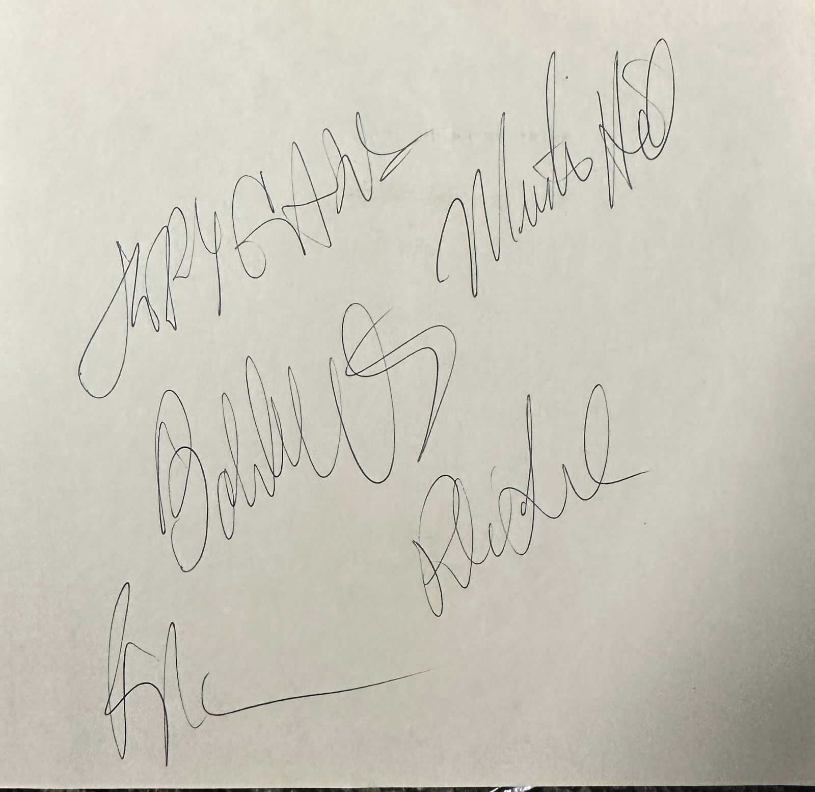 Grateful Dead Autographed Page: Displays are not framed, and can be framed for a cost. Framed items will state they are framed in the name of the item. All signed items come with a COA. All items now come with a 3rd Party COA from P