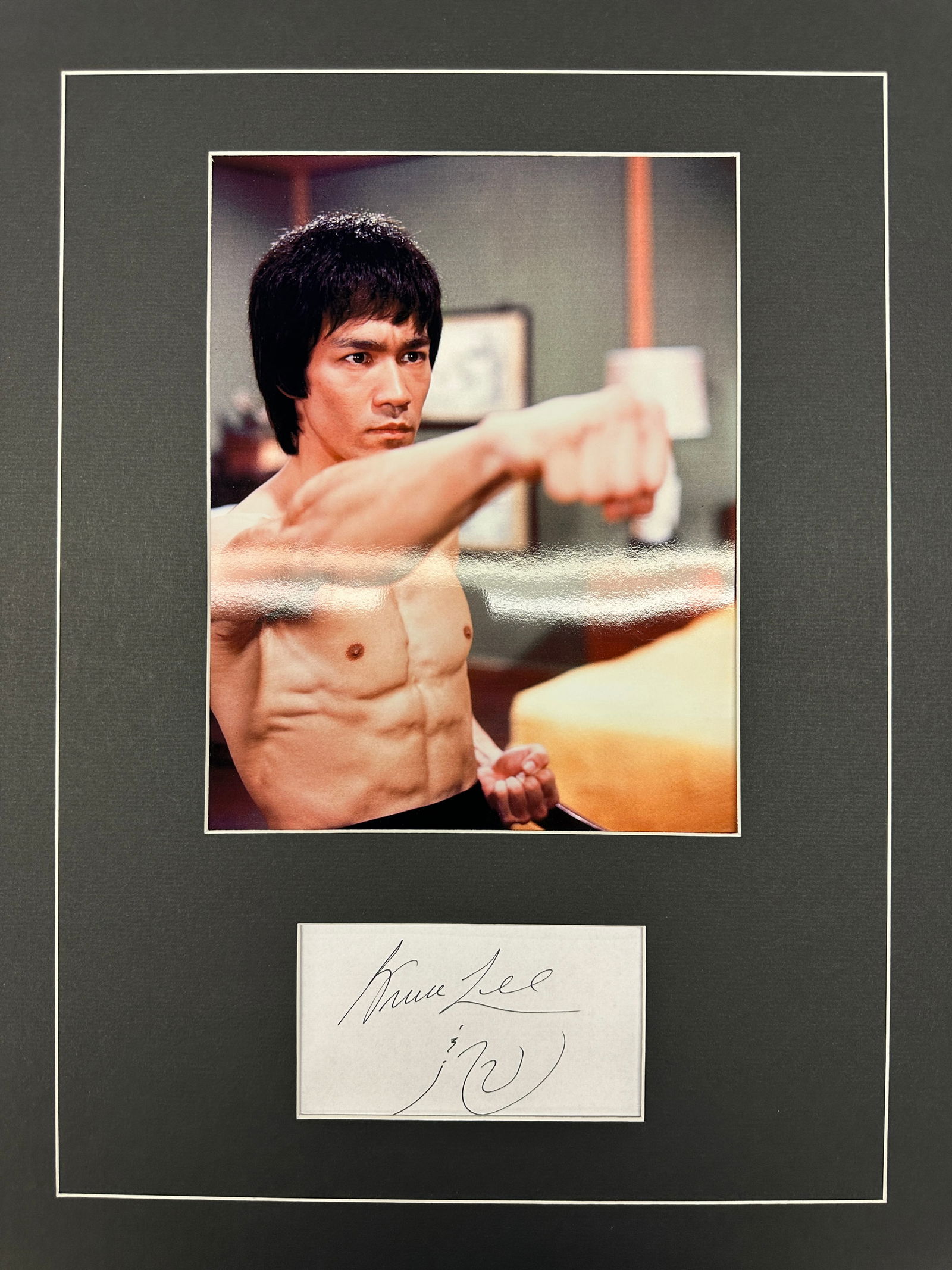Bruce Lee Autographed Display (1 of 1)