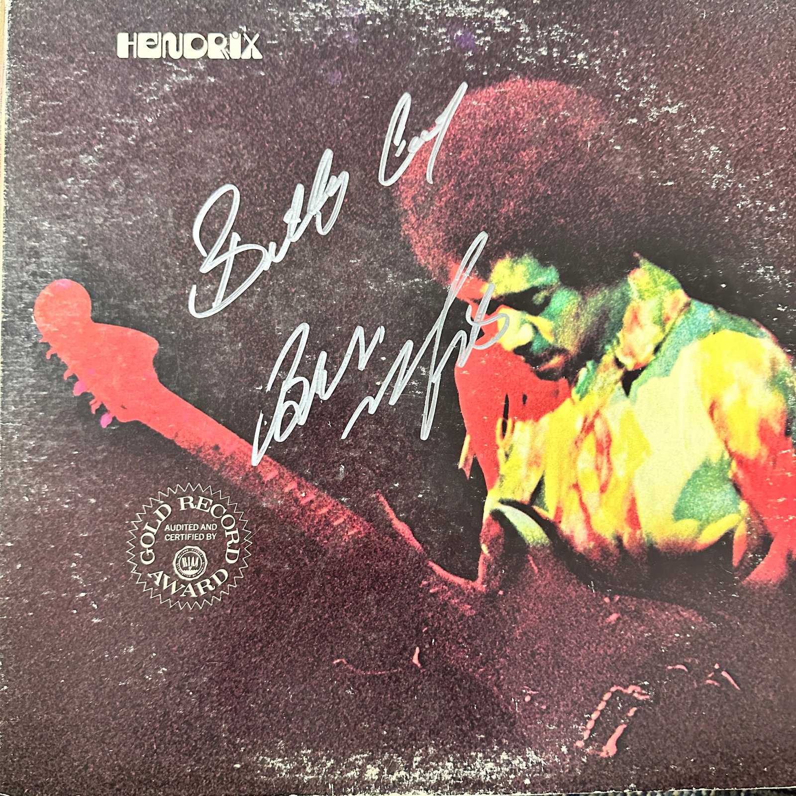 Buddy Miles Billy Cox Autographed Album (1 of 1)