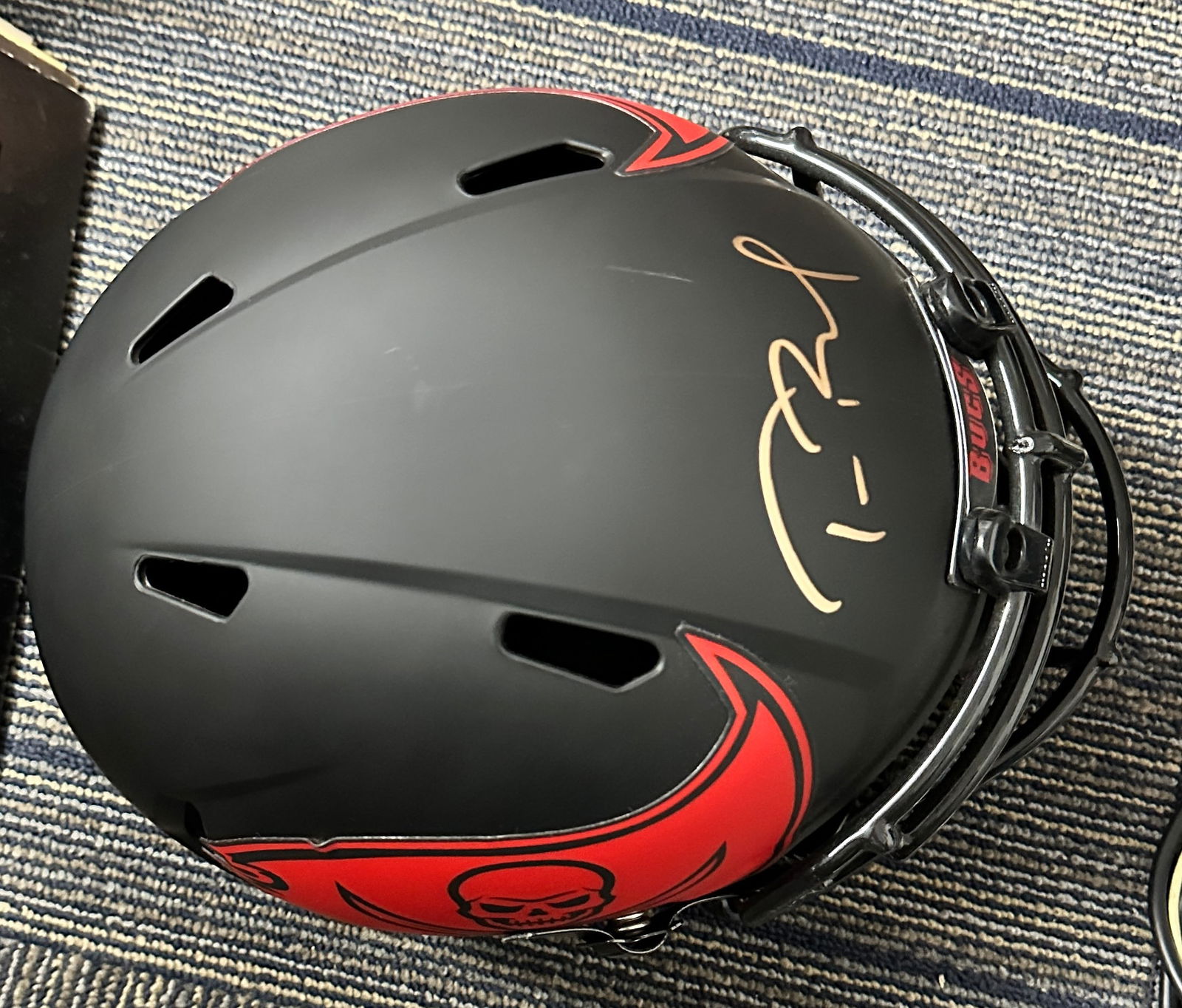 Tom Brady Autographed Full Size Helmet (1 of 1)