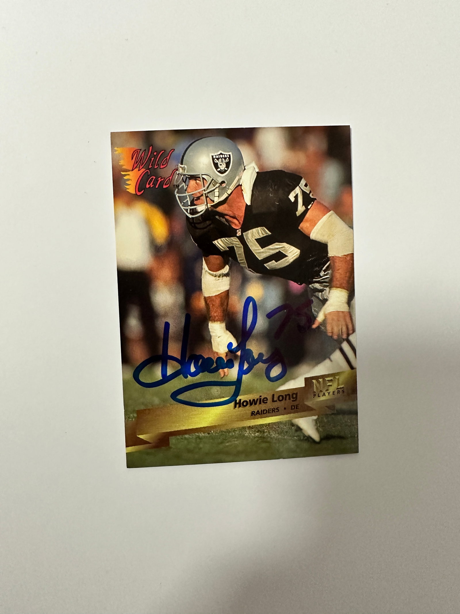 Howie Long Autographed Card (1 of 1)