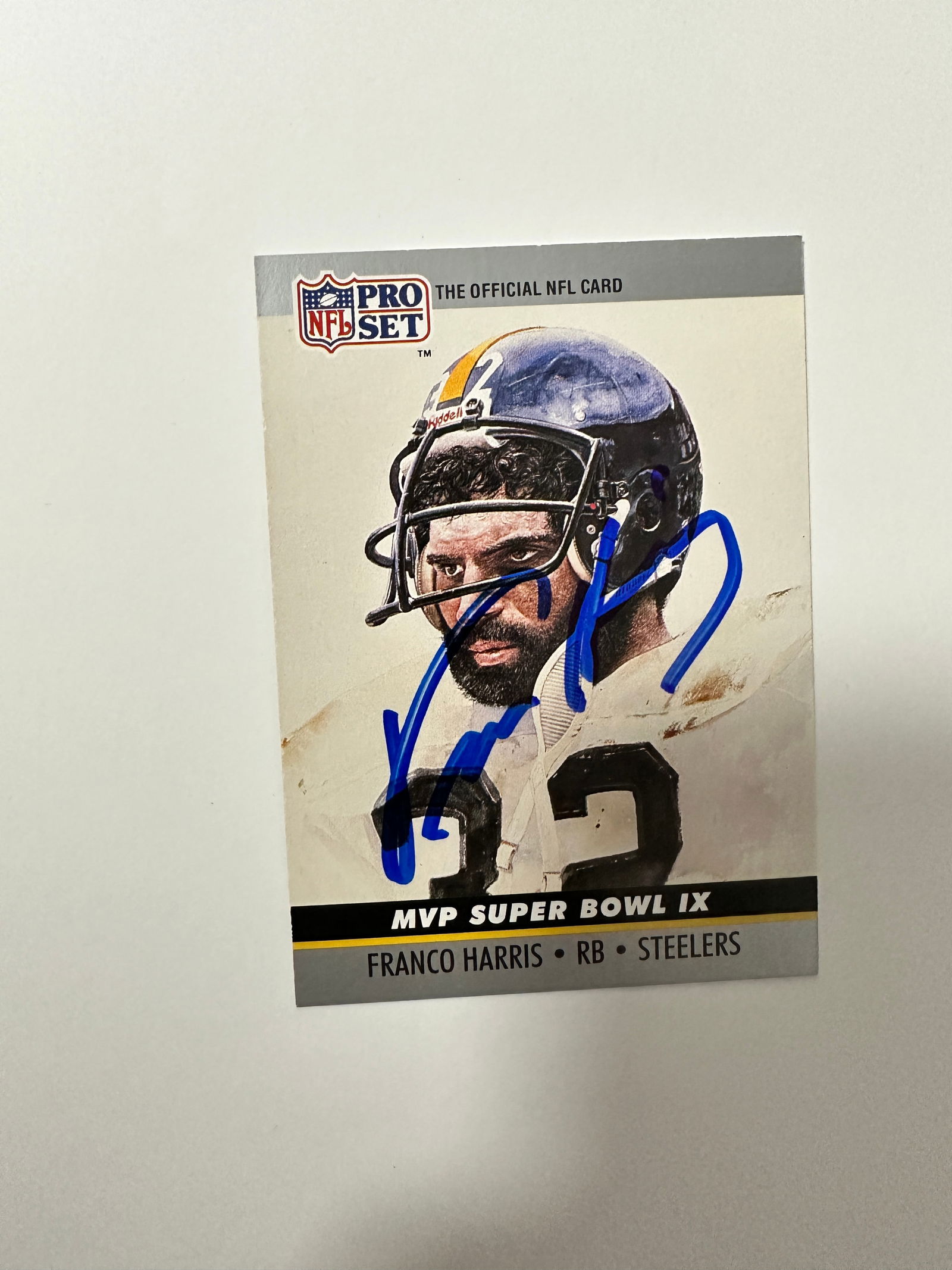 Franco Harris Autographed Card (1 of 1)