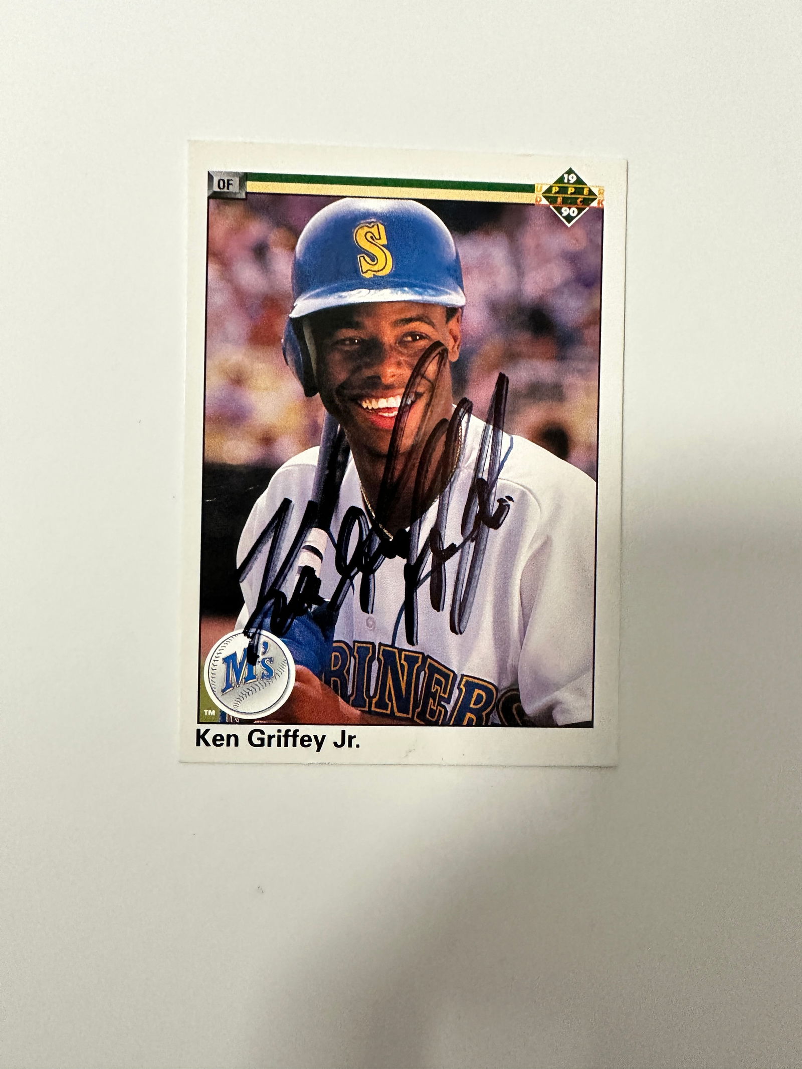 Ken Griffey Jr Autographed Card (1 of 1)