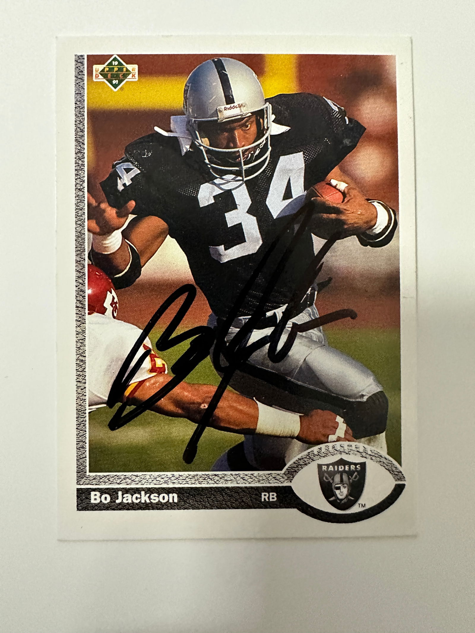 Bo Jackson Autographed Card (1 of 1)